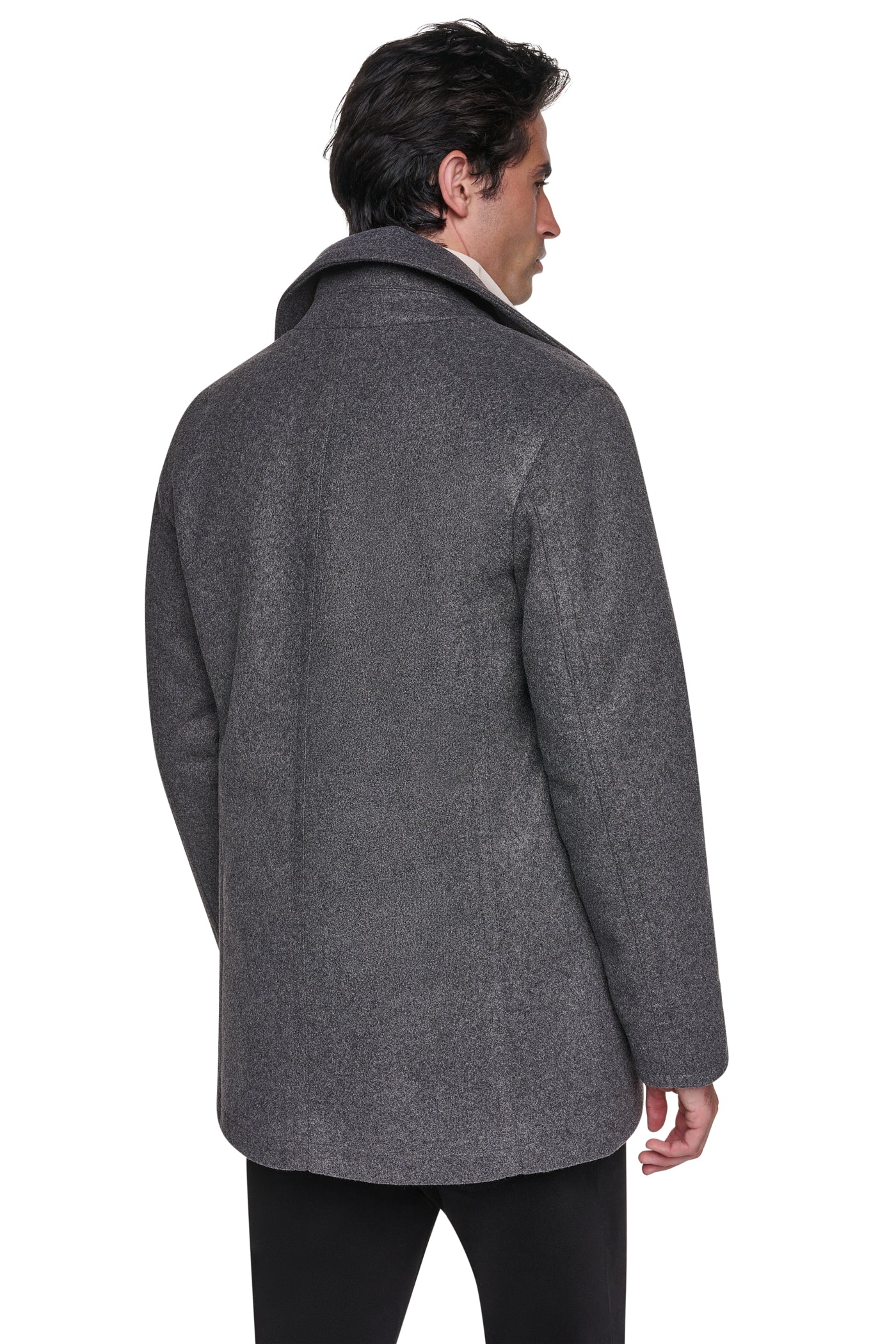 FAUX WOOL PEACOAT VIEW 2