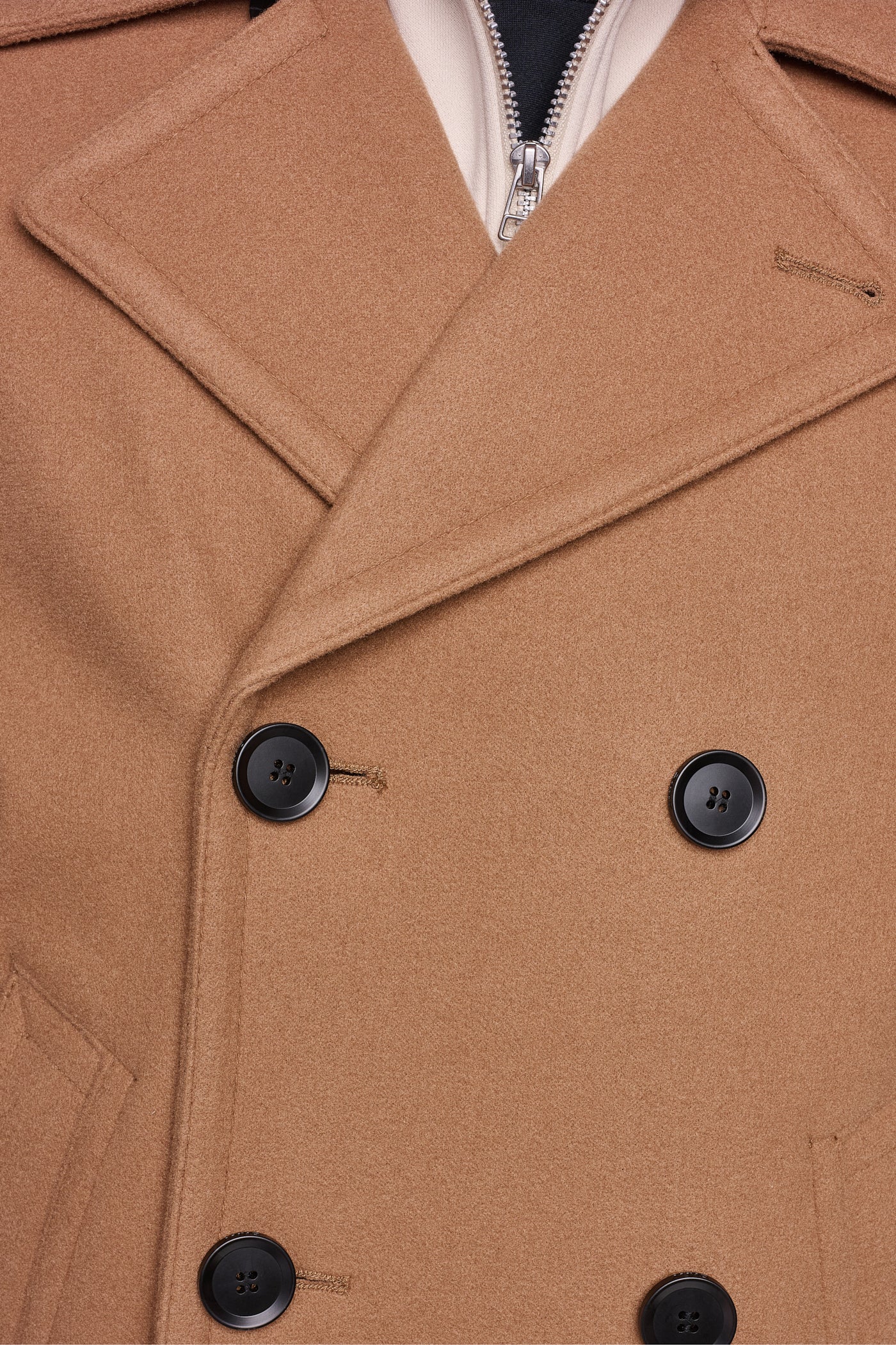 FAUX WOOL PEACOAT VIEW 2