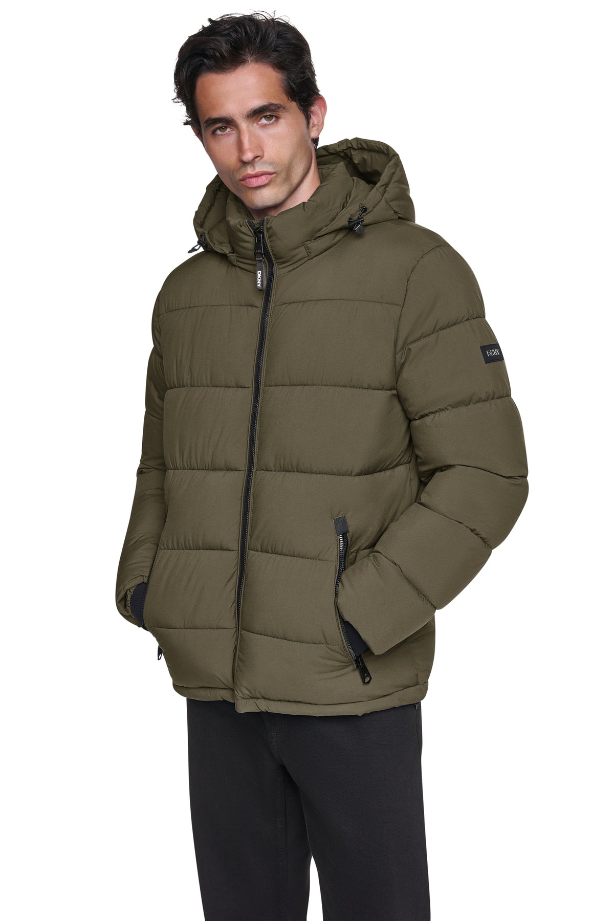 HEAVY WEIGHT HOODED PUFFER VIEW 2
