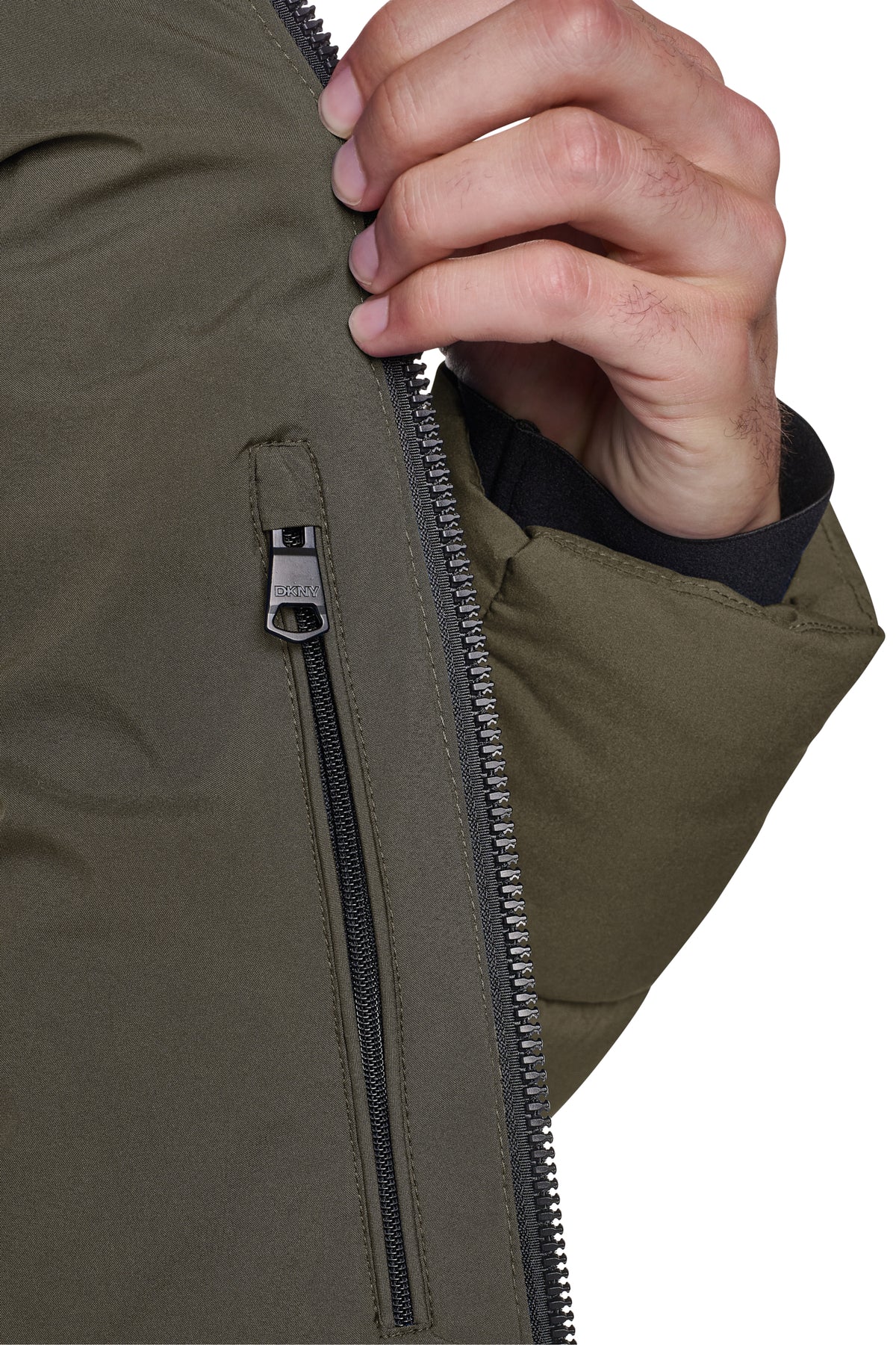 HEAVY WEIGHT HOODED PUFFER VIEW 2
