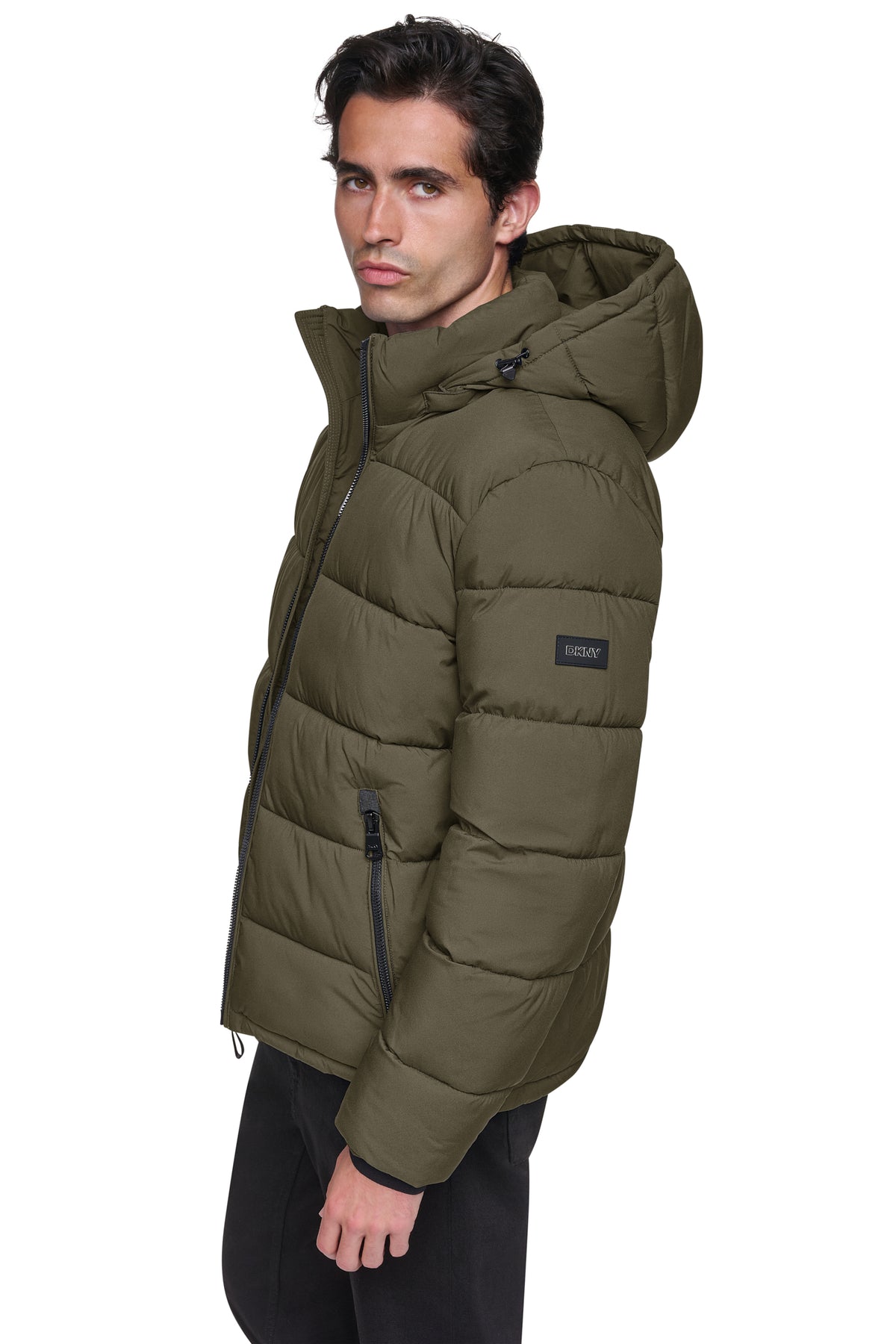 HEAVY WEIGHT HOODED PUFFER VIEW 2