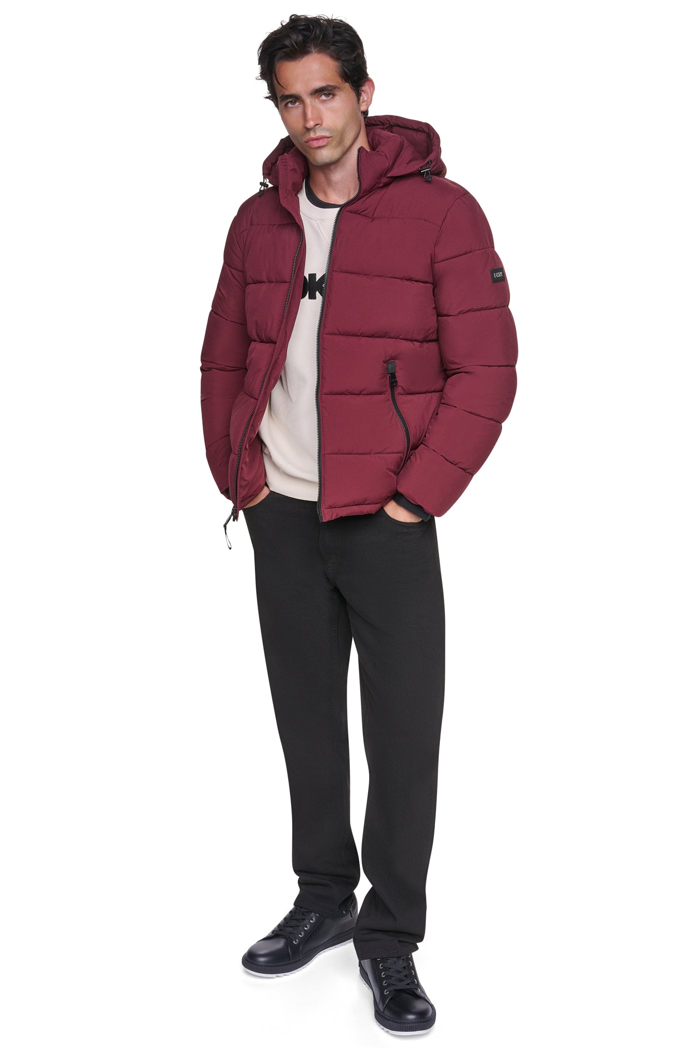 HEAVY WEIGHT HOODED PUFFER VIEW 2