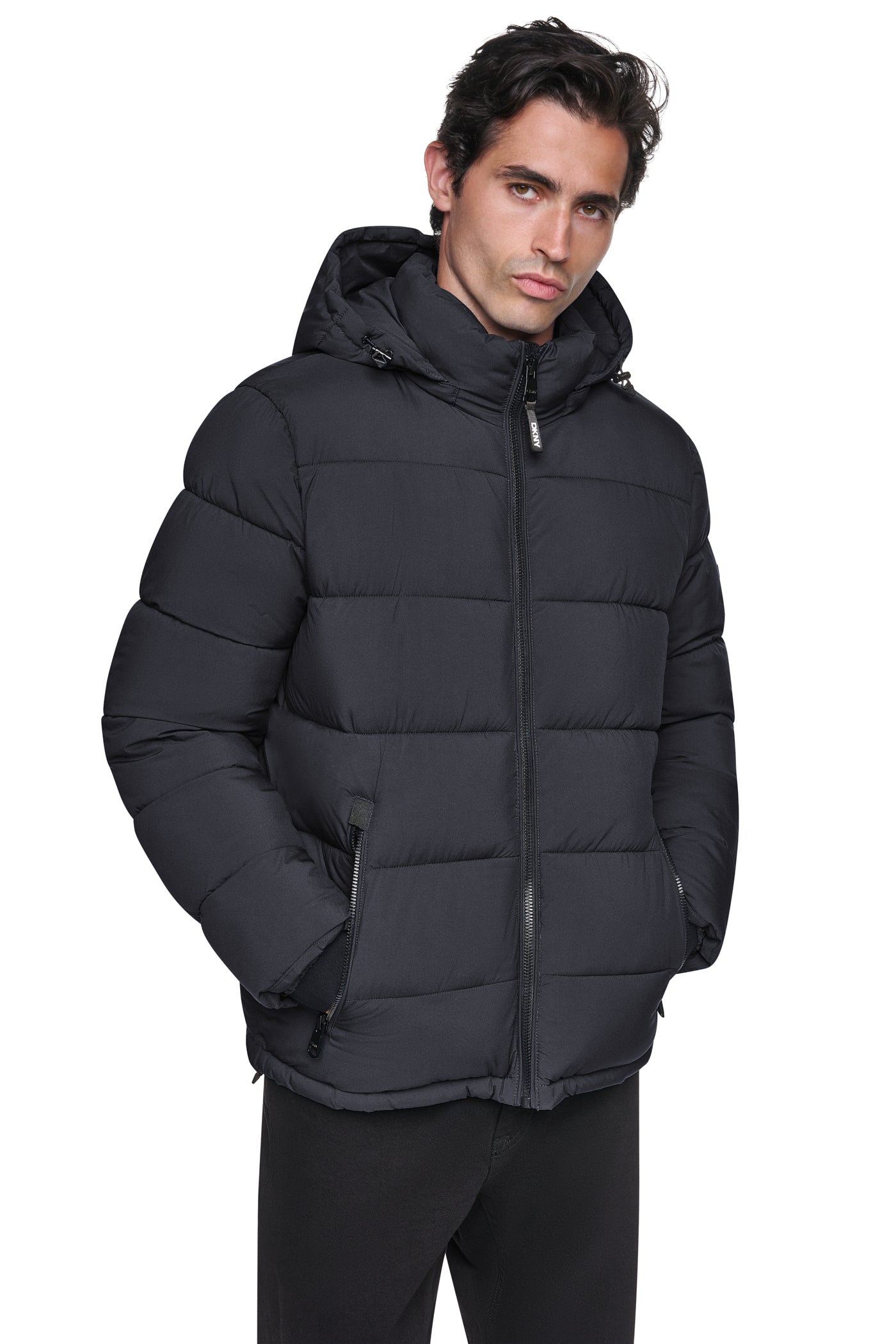 HEAVY WEIGHT HOODED PUFFER VIEW 2