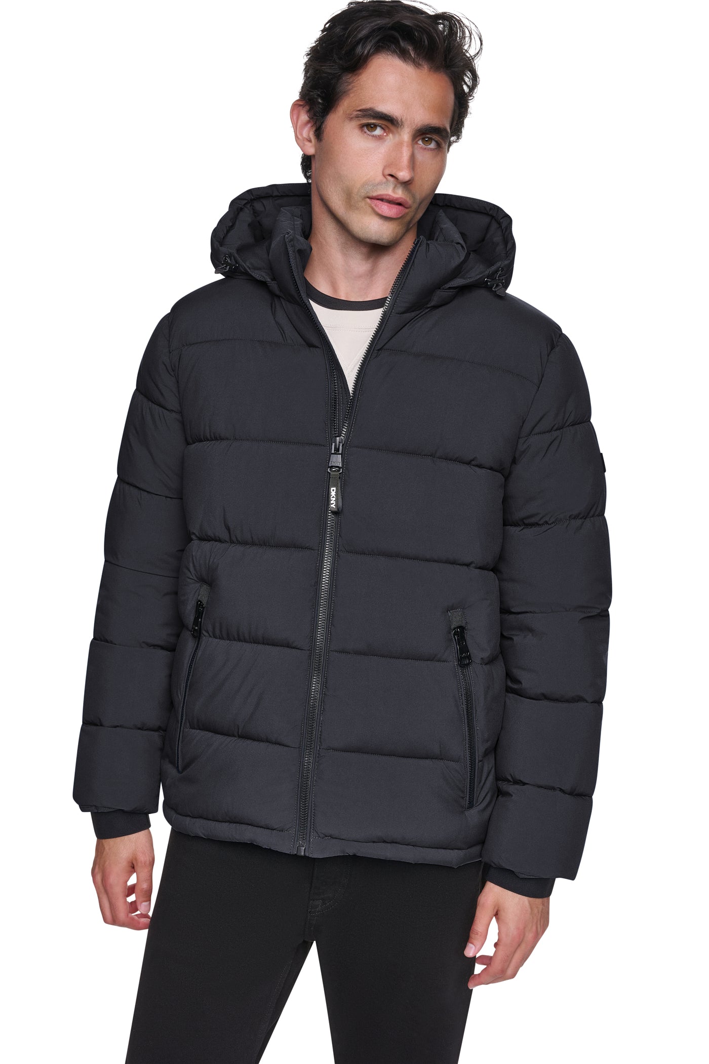 HEAVY WEIGHT HOODED PUFFER VIEW 1