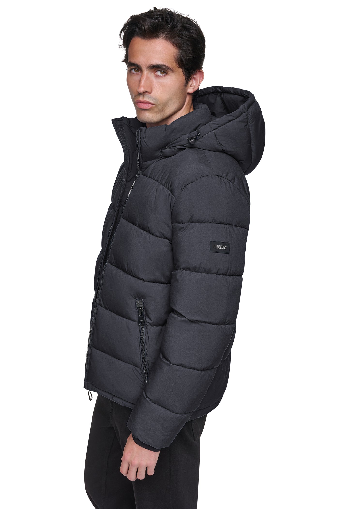 HEAVY WEIGHT HOODED PUFFER VIEW 2
