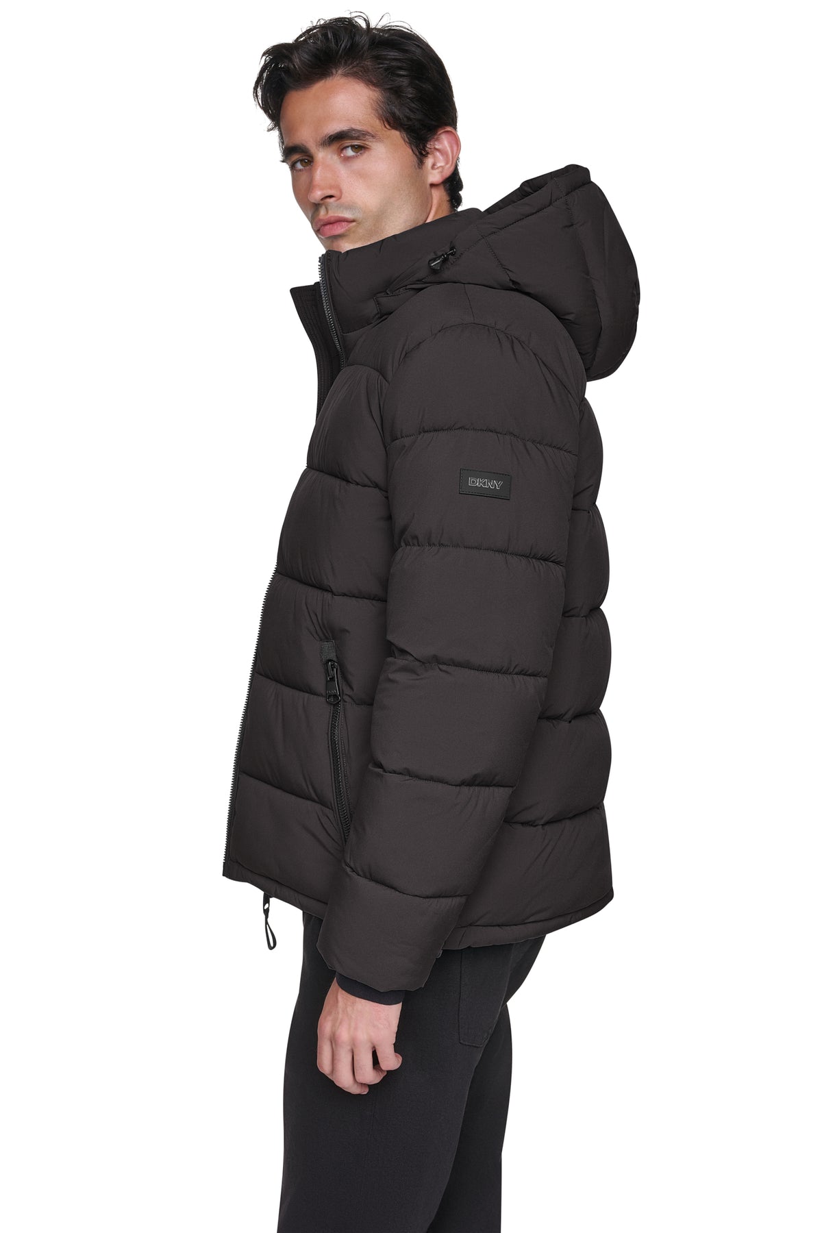 HEAVY WEIGHT HOODED PUFFER VIEW 2