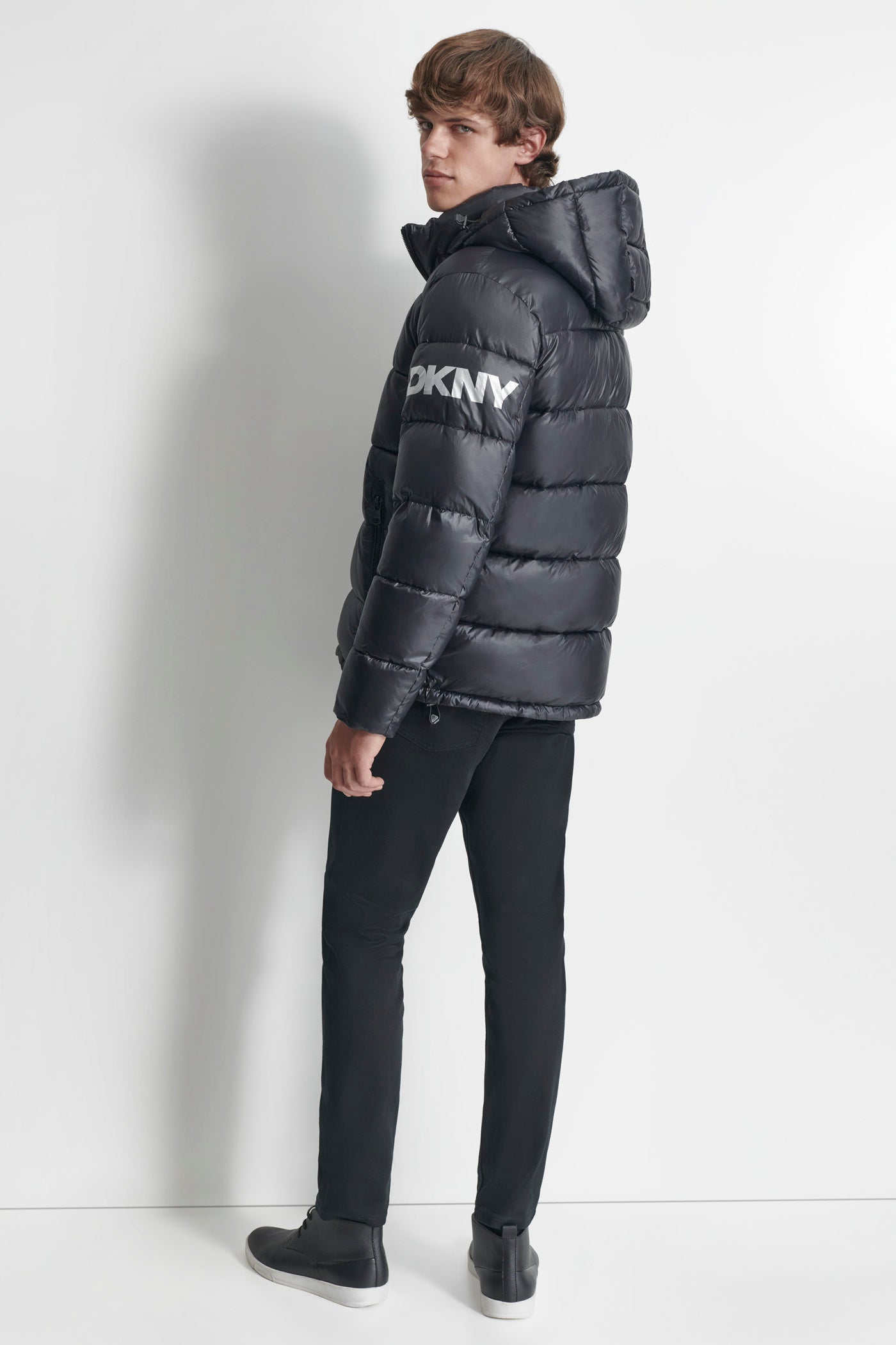 LOGO HOODED JACKET VIEW 2