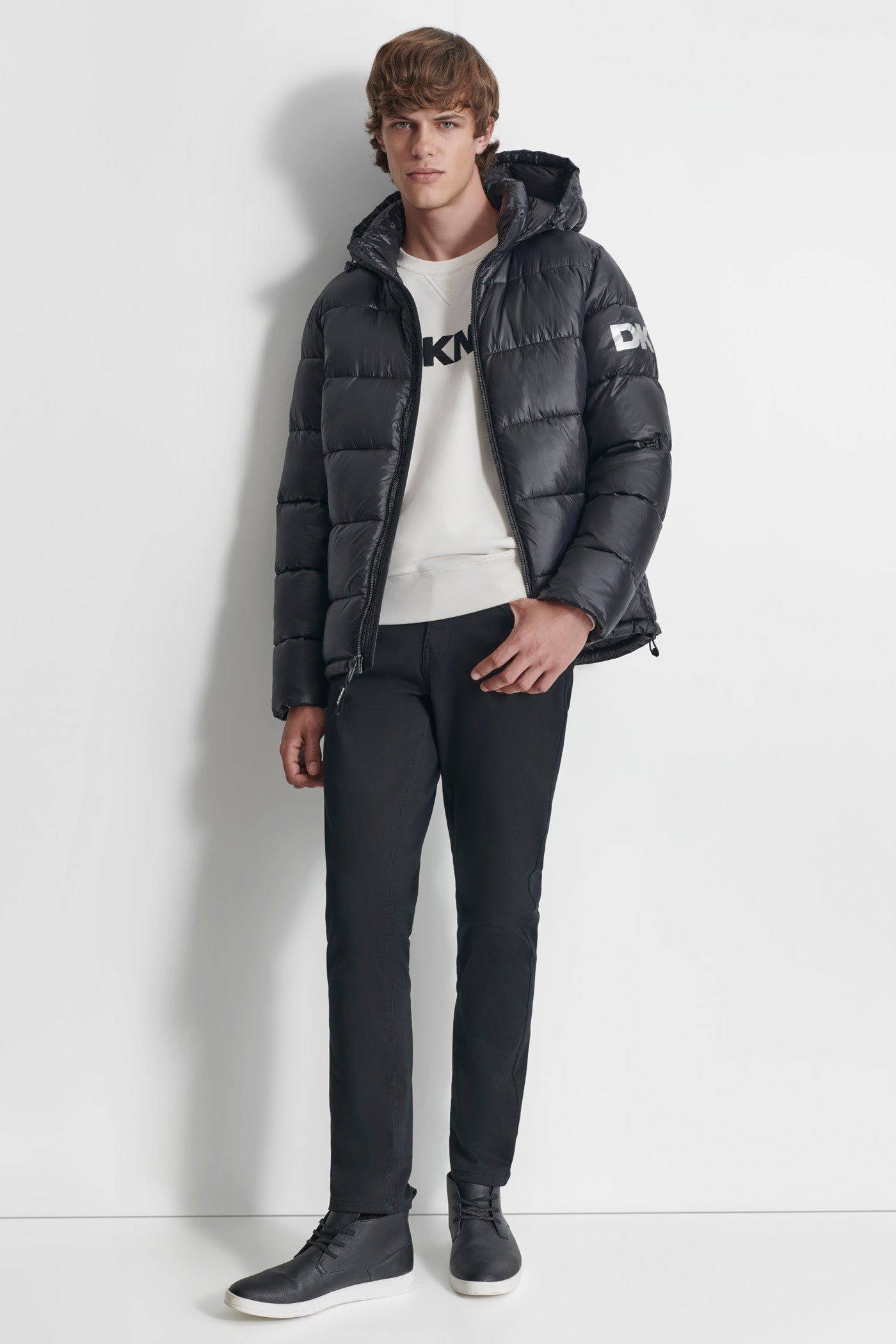 LOGO HOODED JACKET VIEW 4
