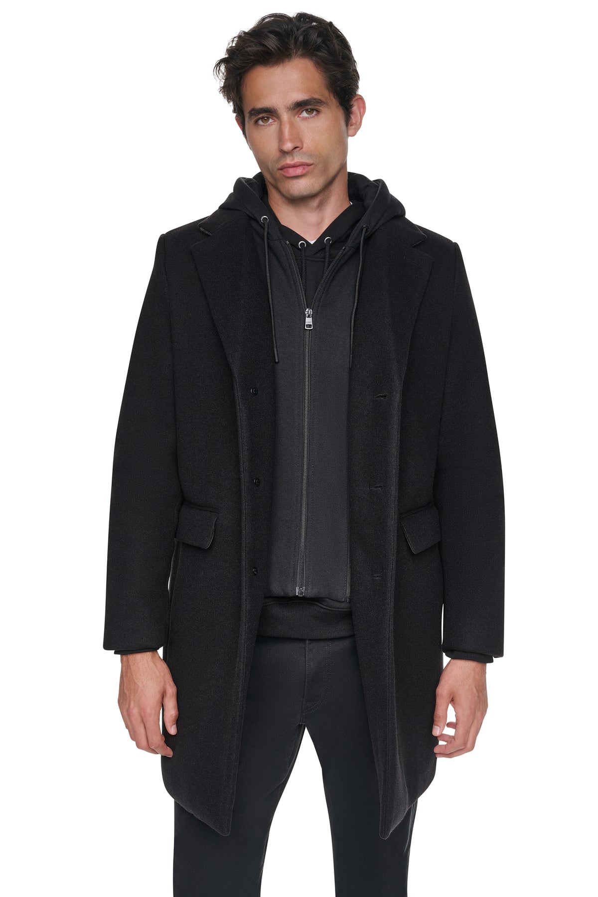 FAUX WOOL COAT VIEW 1