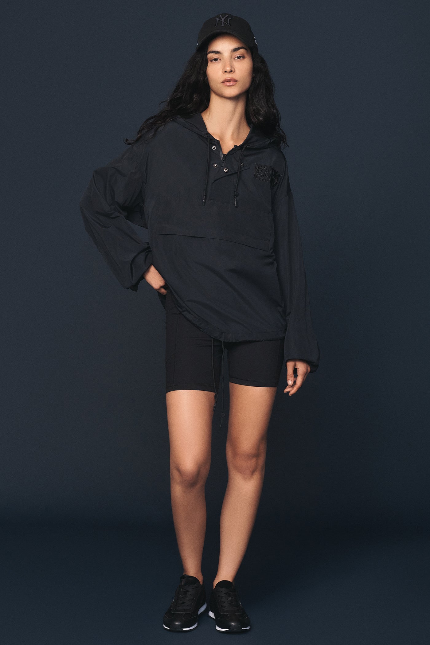 DKNY X YANKEES HALF-ZIP JACKET VIEW 4