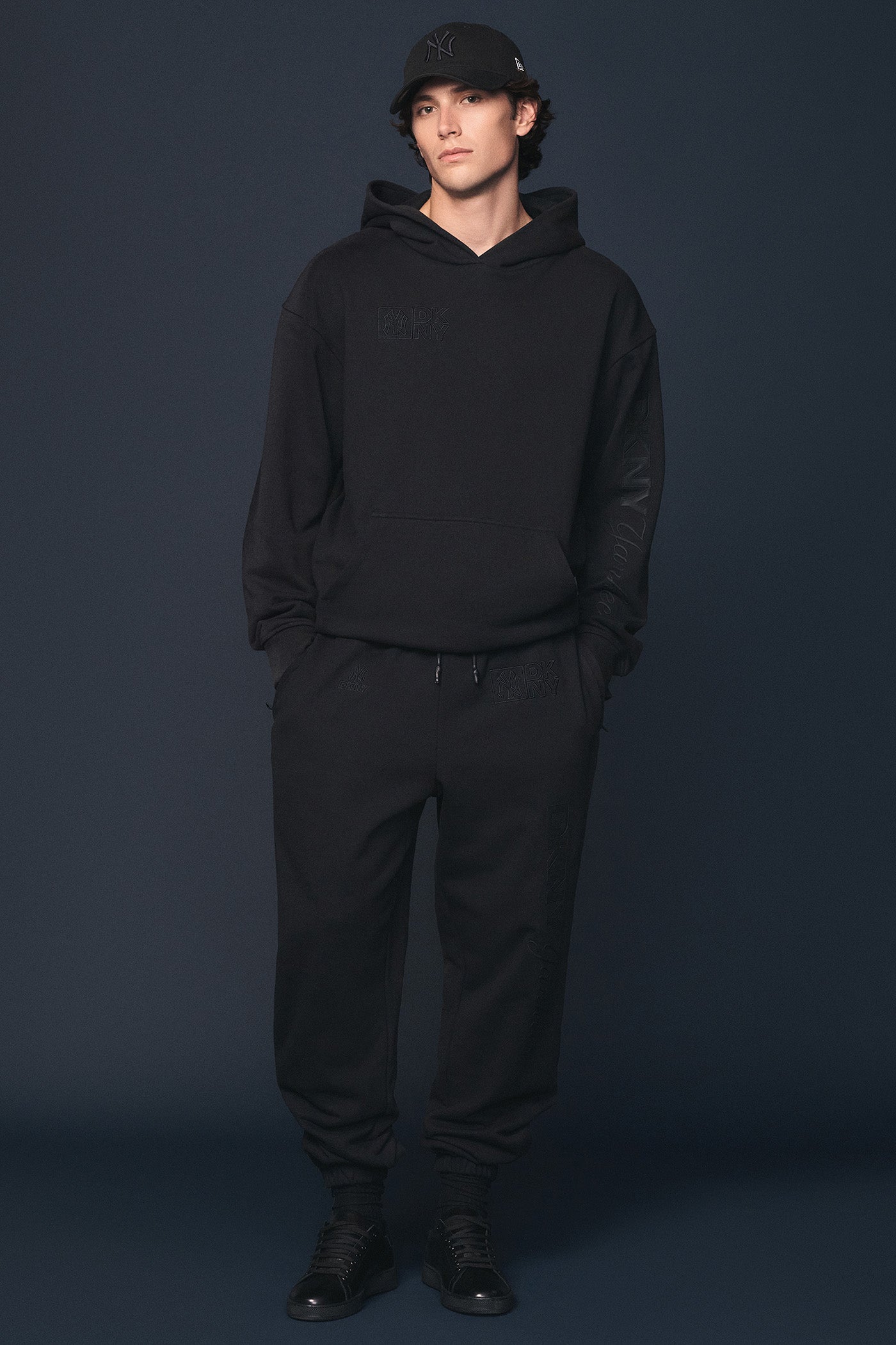 DKNY X YANKEES EMBELLISHED HOODIE VIEW 5 | DKNY X NEW YORK YANKEES