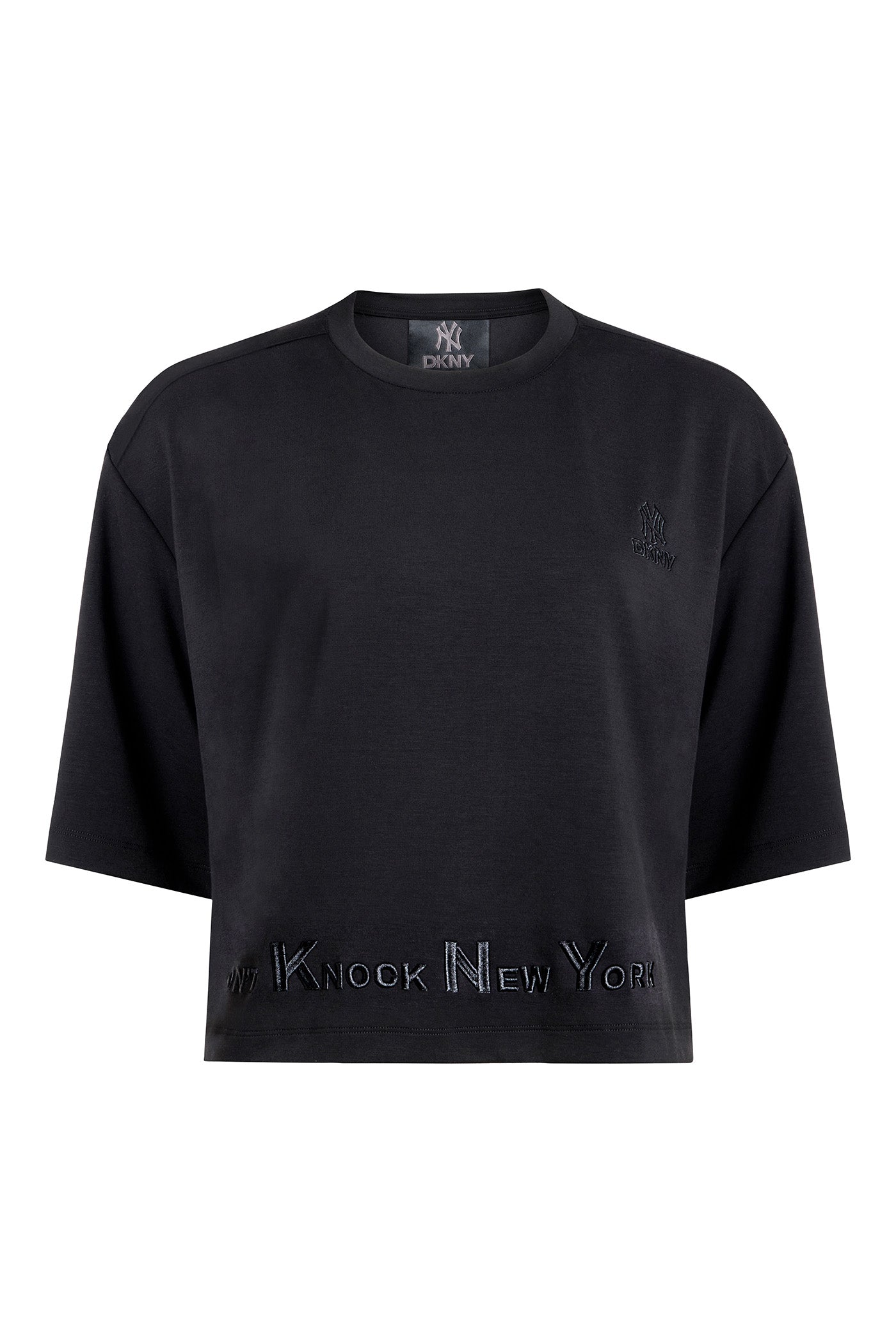 DKNY X YANKEES CROPPED TEE VIEW 1