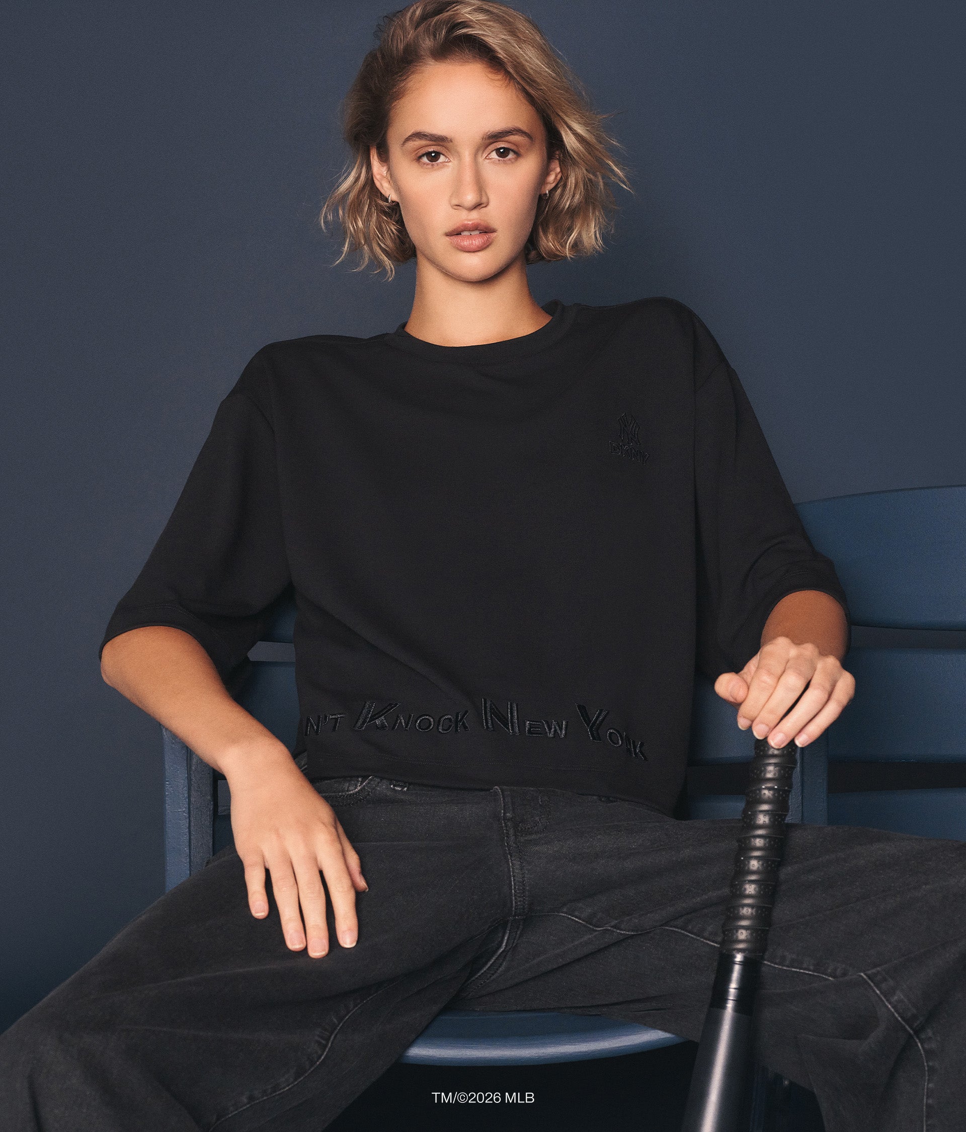 限定品DKNY×New York Yankees ホッケーシャツ ユニフォーム DKNY X NEW YORK YANKEES | DKNY