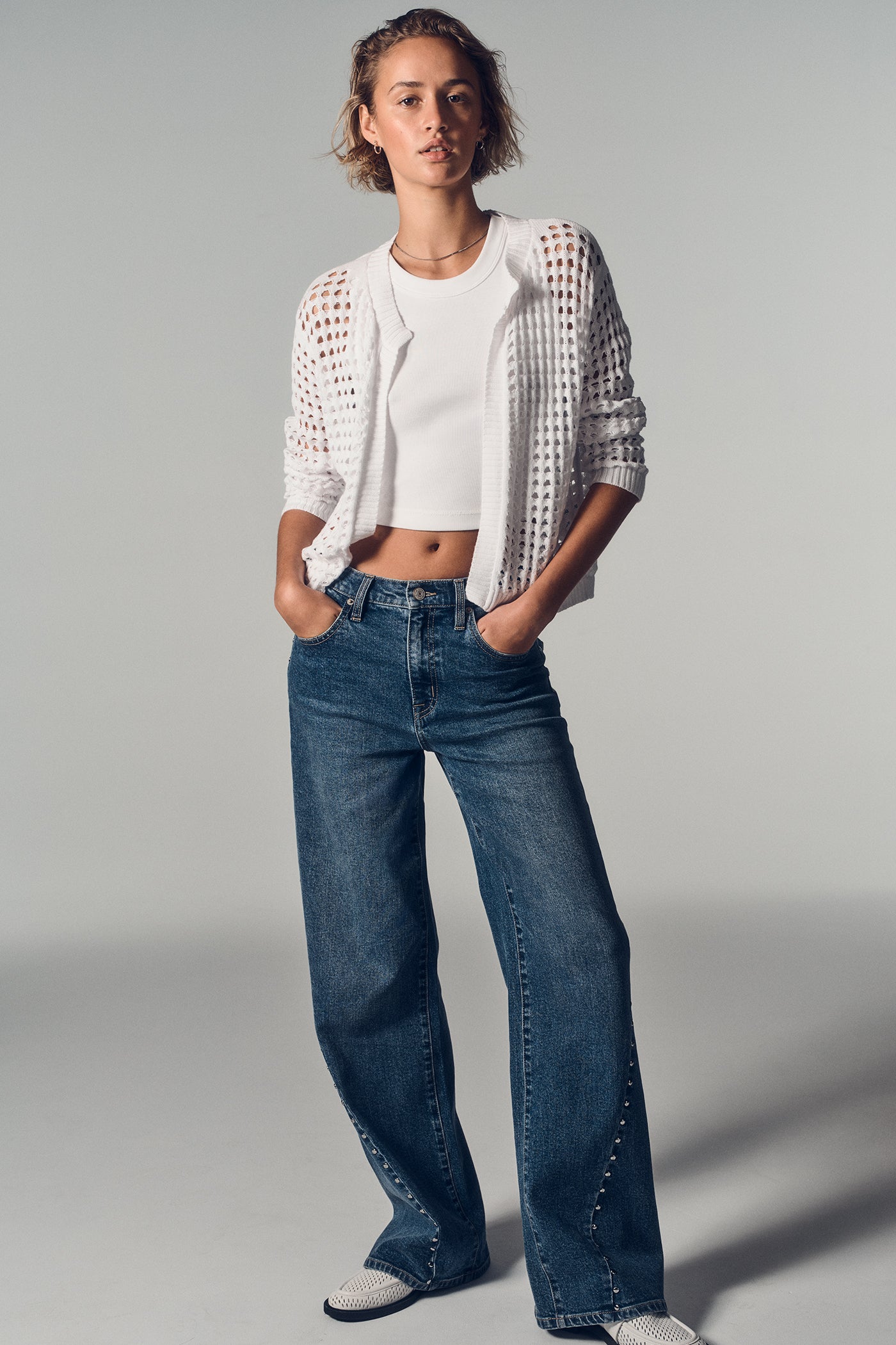 Richmond CLAREMONT HIGH RISE MODERN WIDE LEG 32", BACK VIEW | Denim Destination