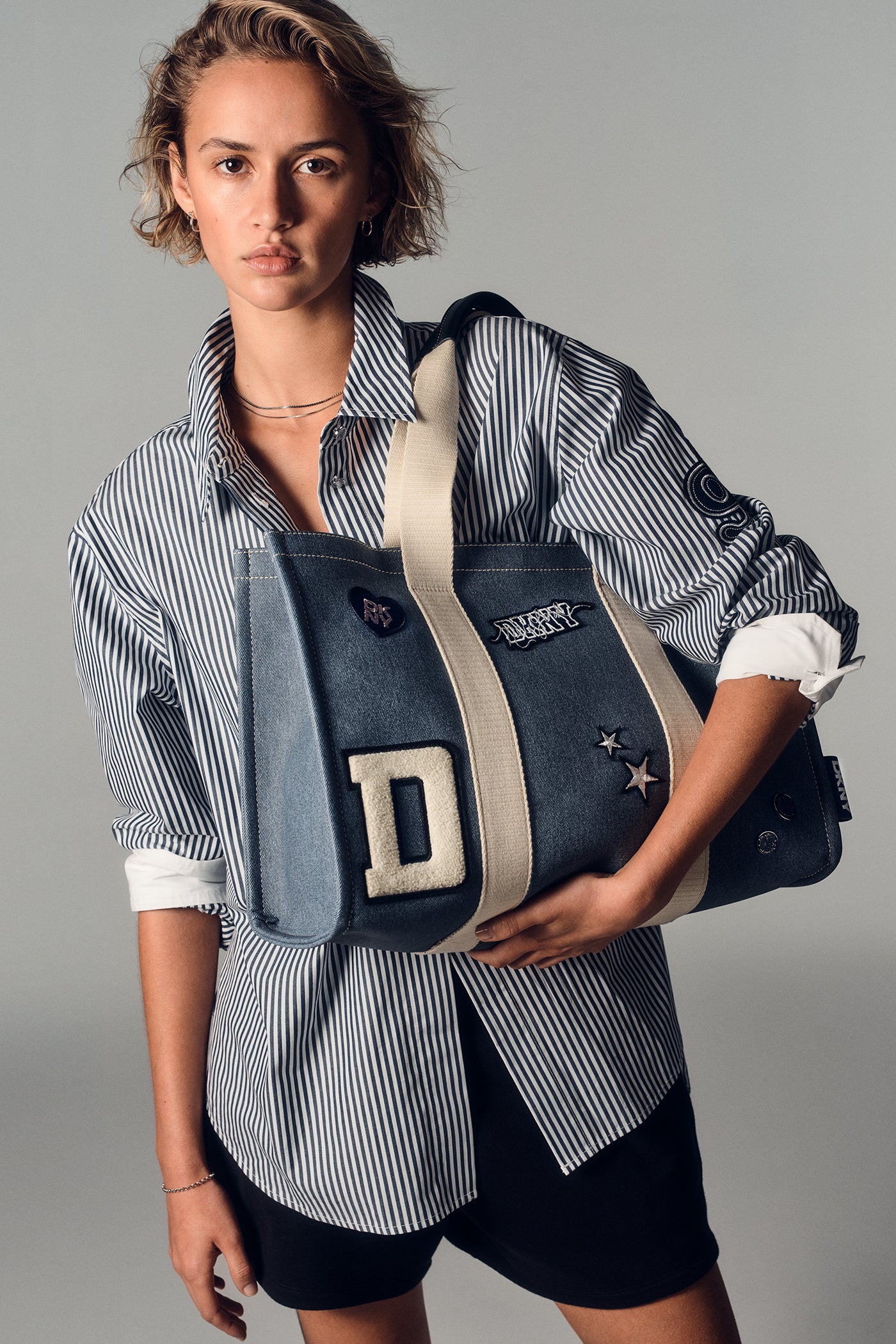 Denim NESSA DENIM TOTE, BACK VIEW | Denim Destination