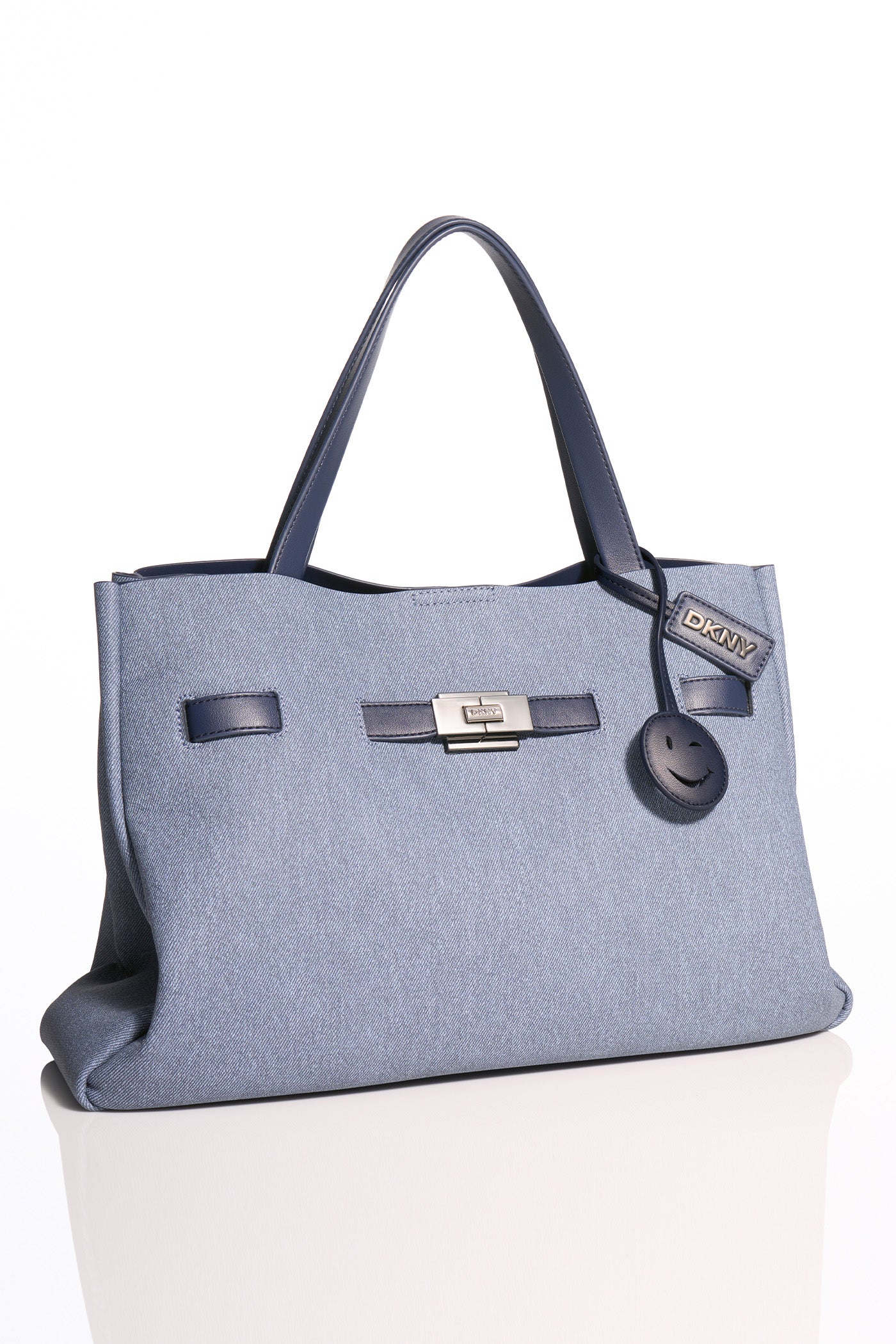 BRYAR DENIM LARGE SATCHEL VIEW 6 | MILLIE