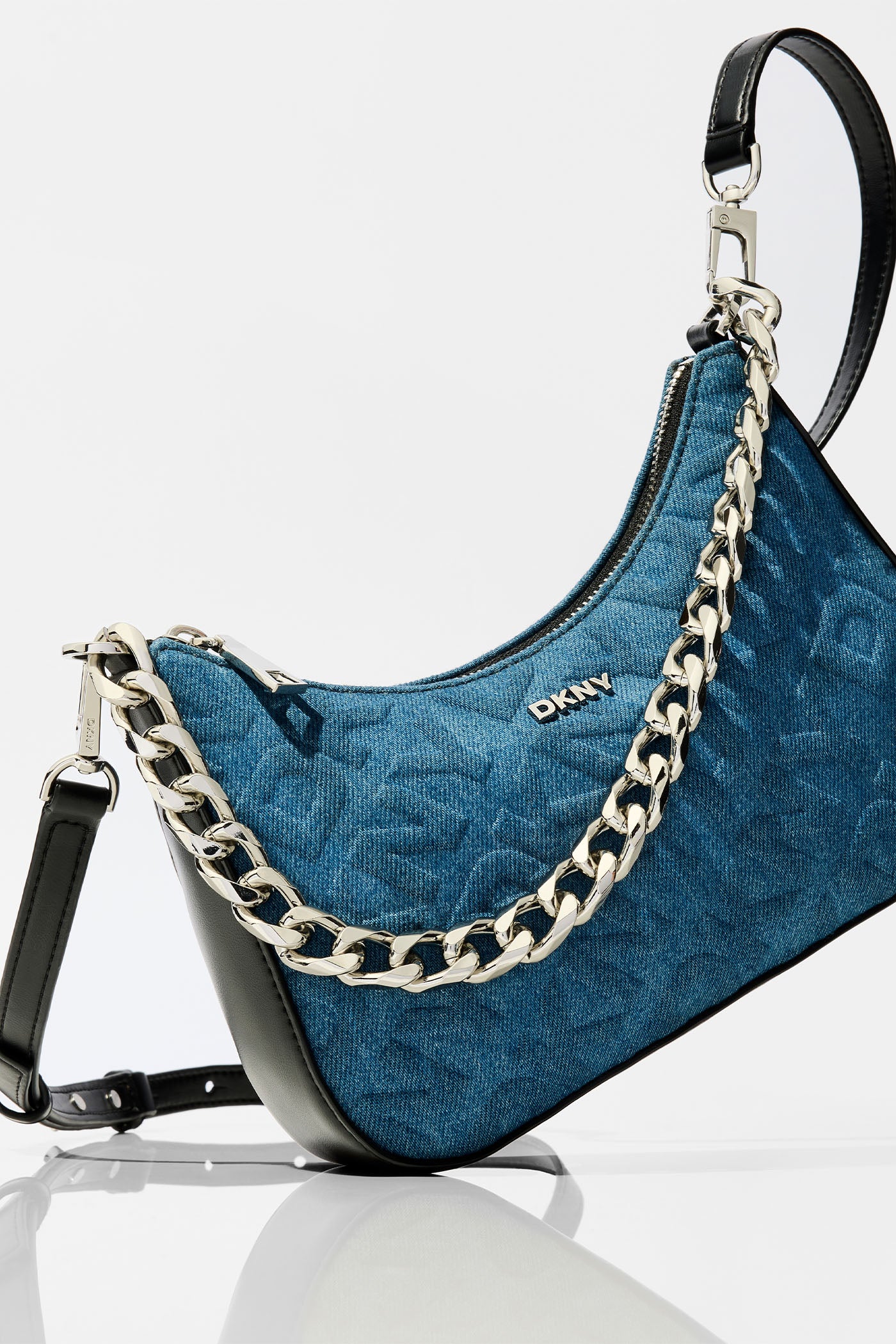 JENNA EMBOSSED DEMI CROSSBODY BAG VIEW 8 | Denim Destination