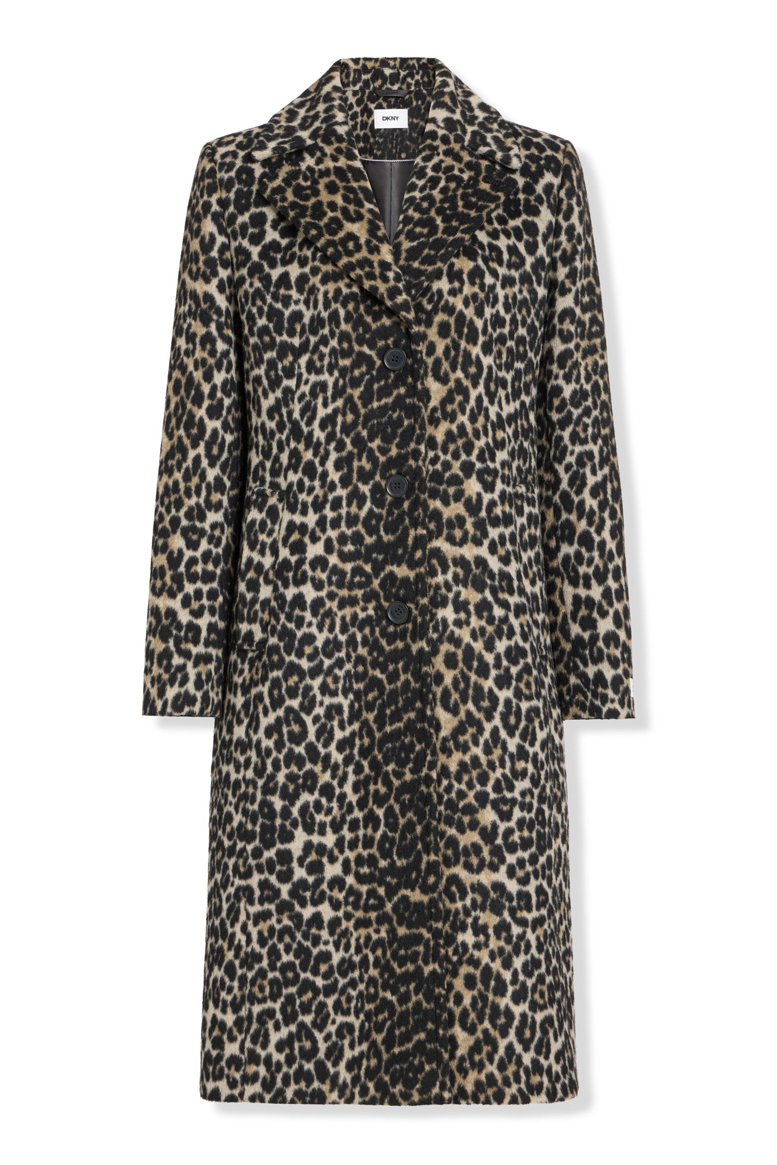 SINGLE BREASTED WOOL COAT VIEW 2