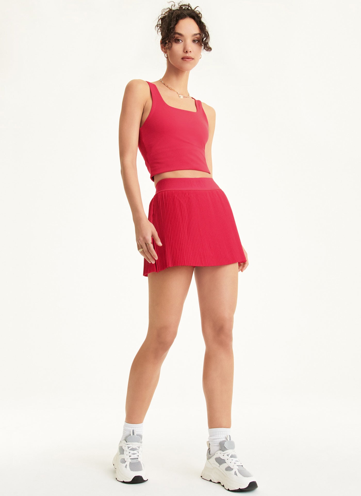 DKNY DOUBLE LAYER SKORT,Pink