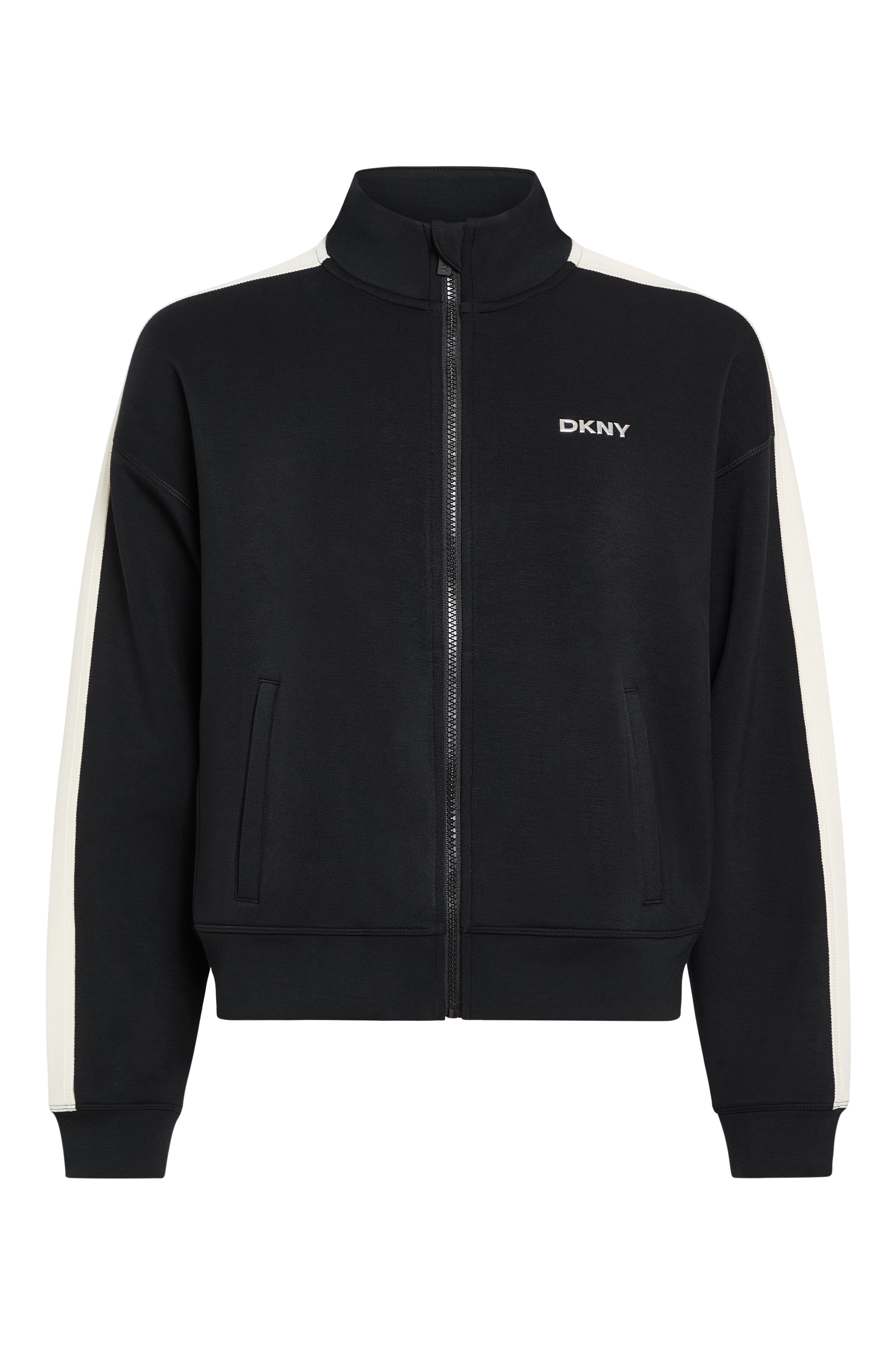 Side Stripe Full Zip Jacket | DKNY