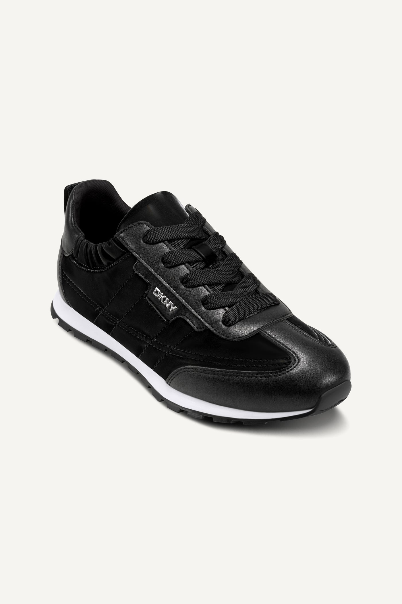 Black FAHN LACE UP SNEAKER 22MM, VIEW 1 | Sneakers