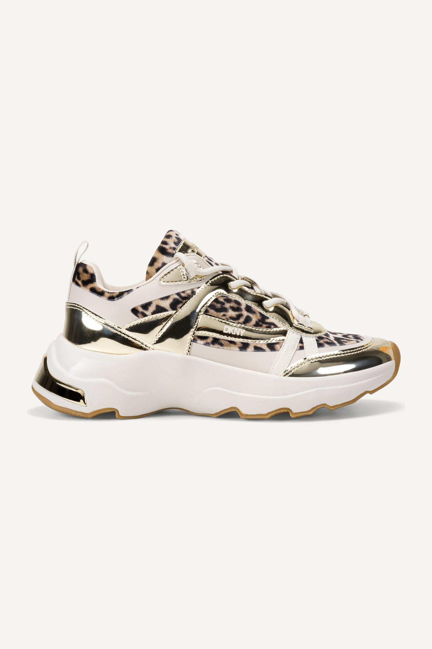 BEIGE MULTI JUNA LACE-UP SNEAKERS, VIEW 1 | Sneakers