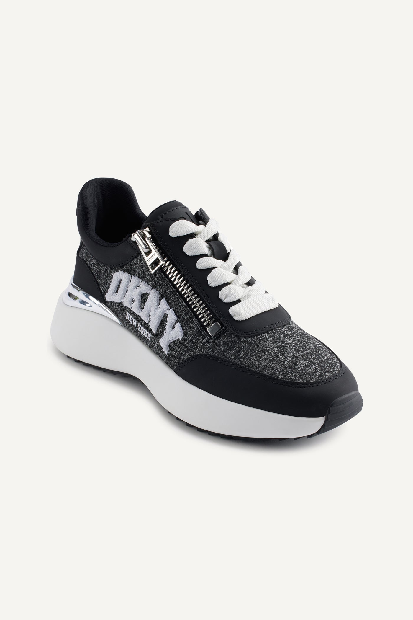 BLACK/CHARCOAL ZACATA LACE UP SNEAKER, VIEW 2 | $65 AND UNDER SHOES