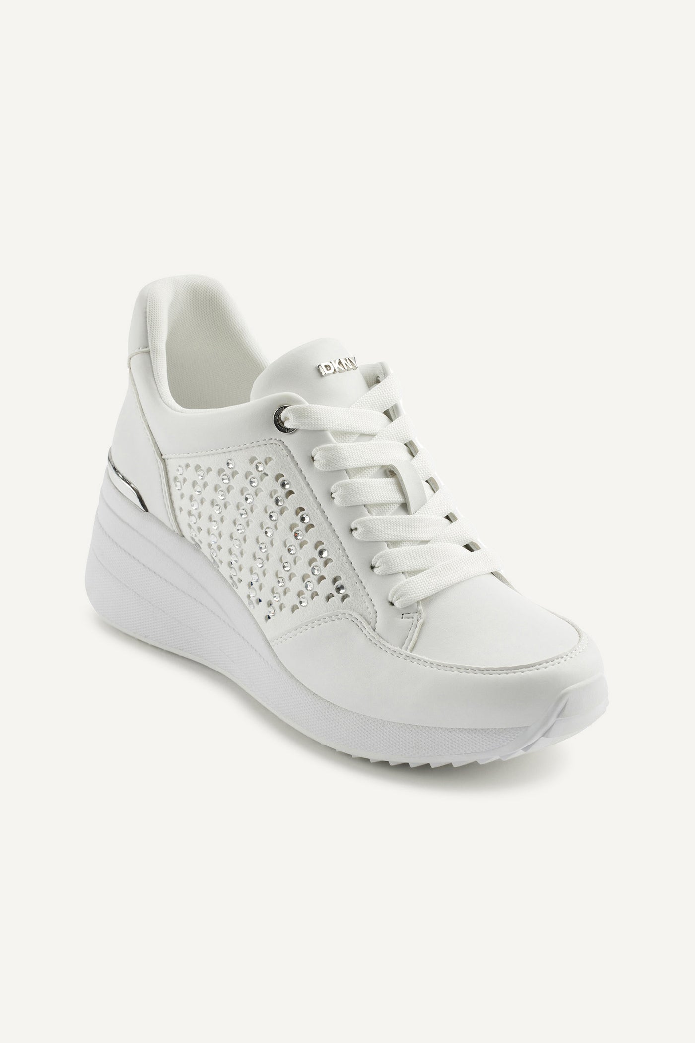 BRIGHT WHITE KALINDA WEDGE SNEAKER, VIEW 2 | Sneakers