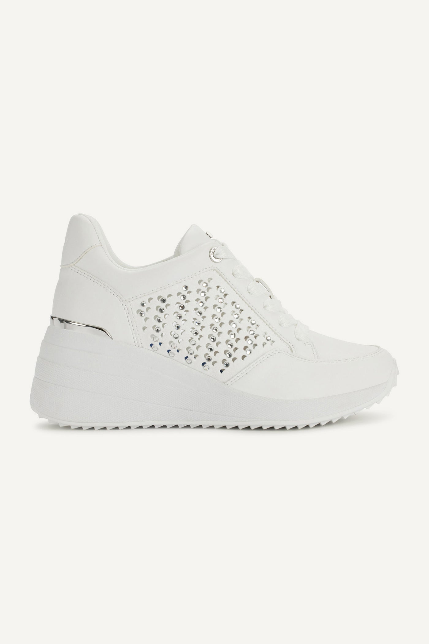 BRIGHT WHITE KALINDA WEDGE SNEAKER, VIEW 1 | Sneakers