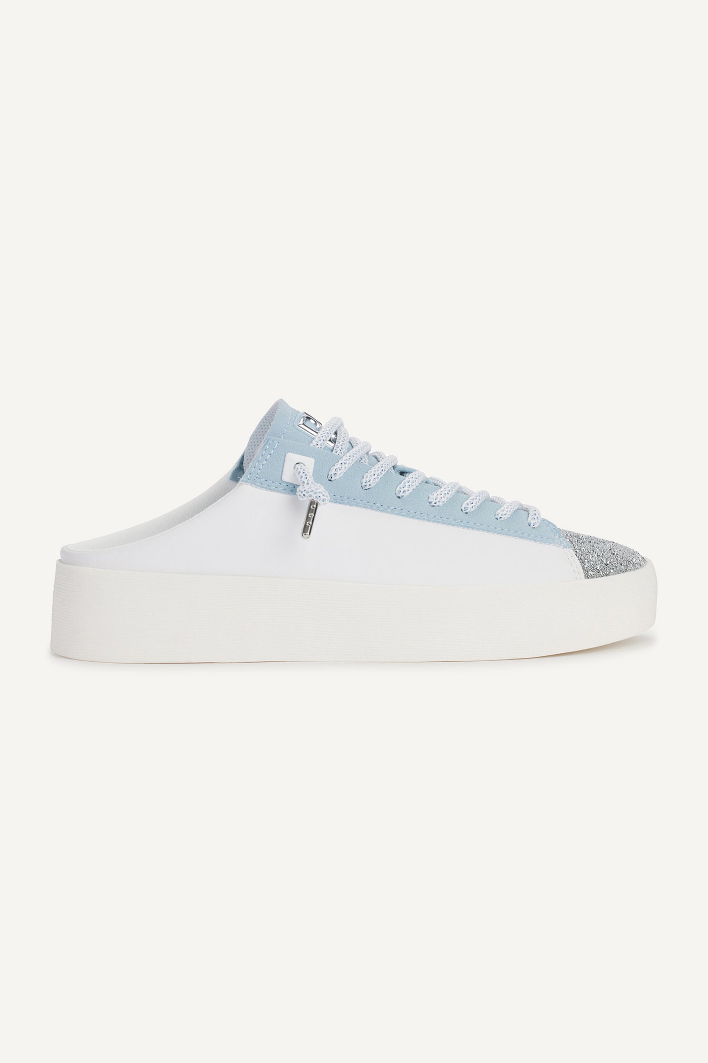 WHITE/ CELESTE BLUE GARREN SNEAKER MULE, VIEW 1 | Summer Essentials