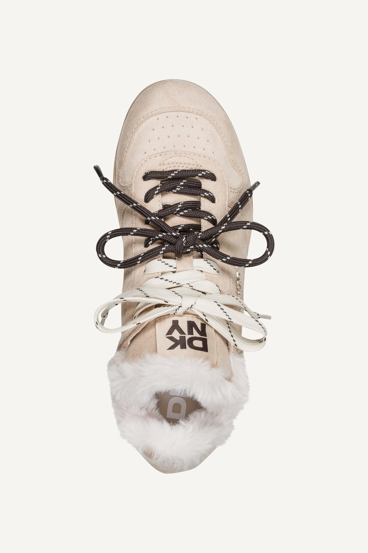 AMANDA FUR LACE-UP SNEAKER VIEW 2