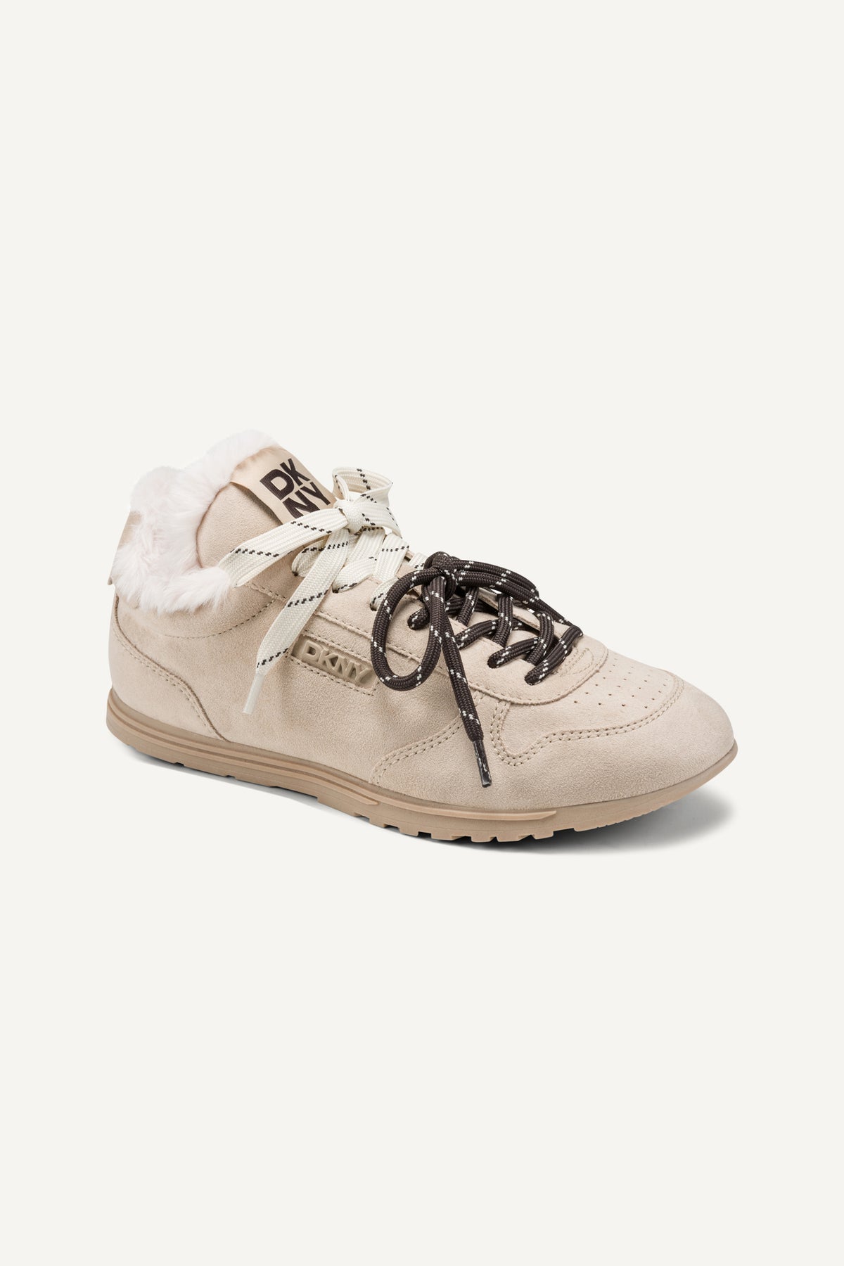 AMANDA FUR LACE-UP SNEAKER VIEW 2