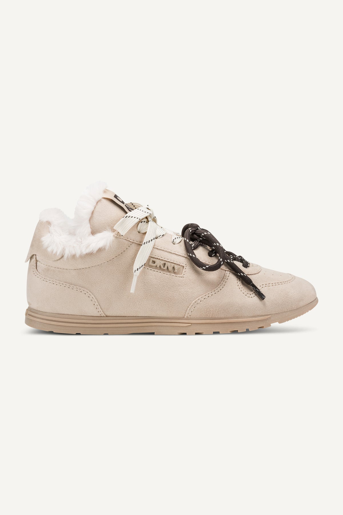 AMANDA FUR LACE-UP SNEAKER VIEW 1