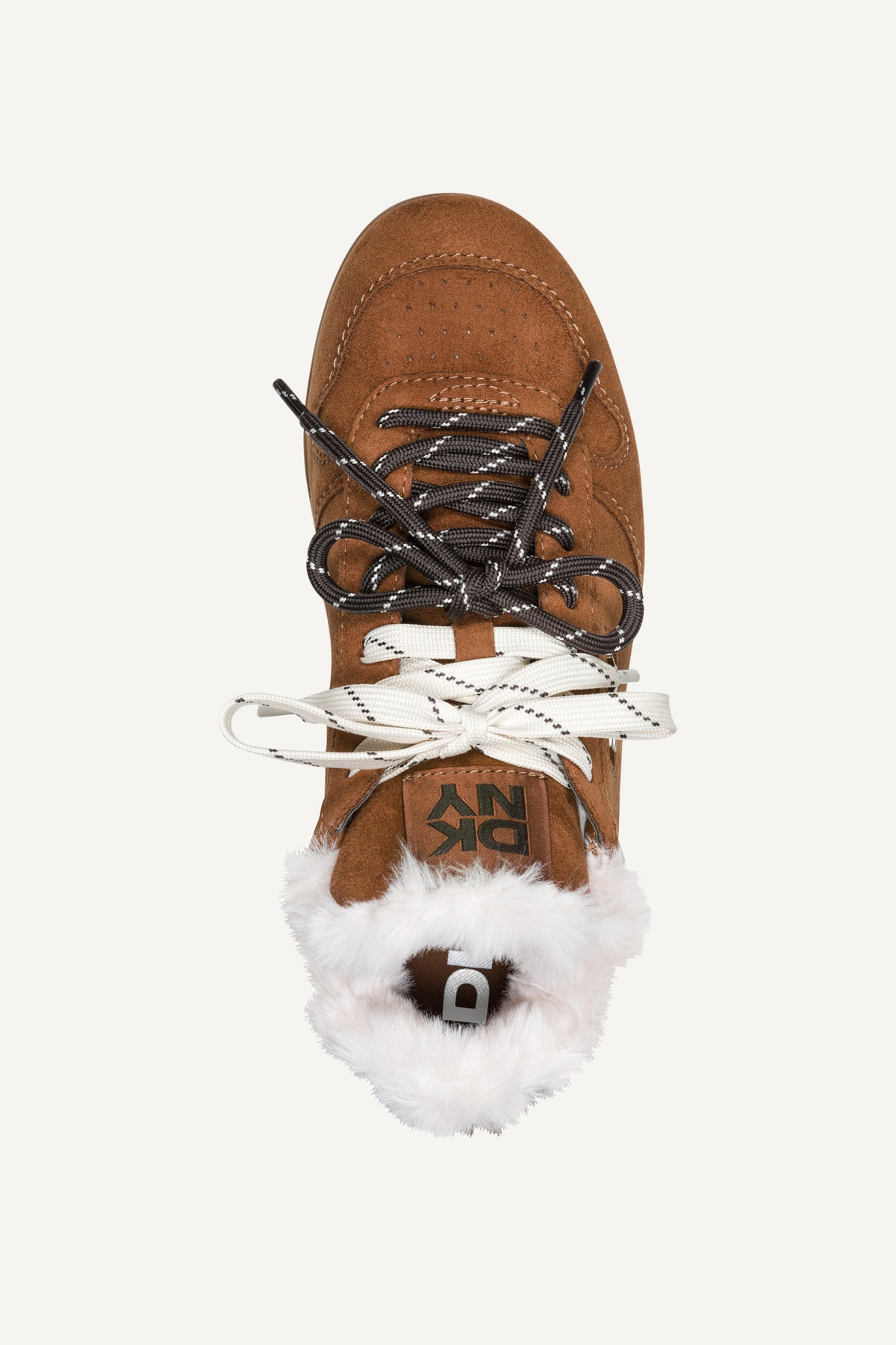 AMANDA FUR LACE-UP SNEAKER VIEW 2
