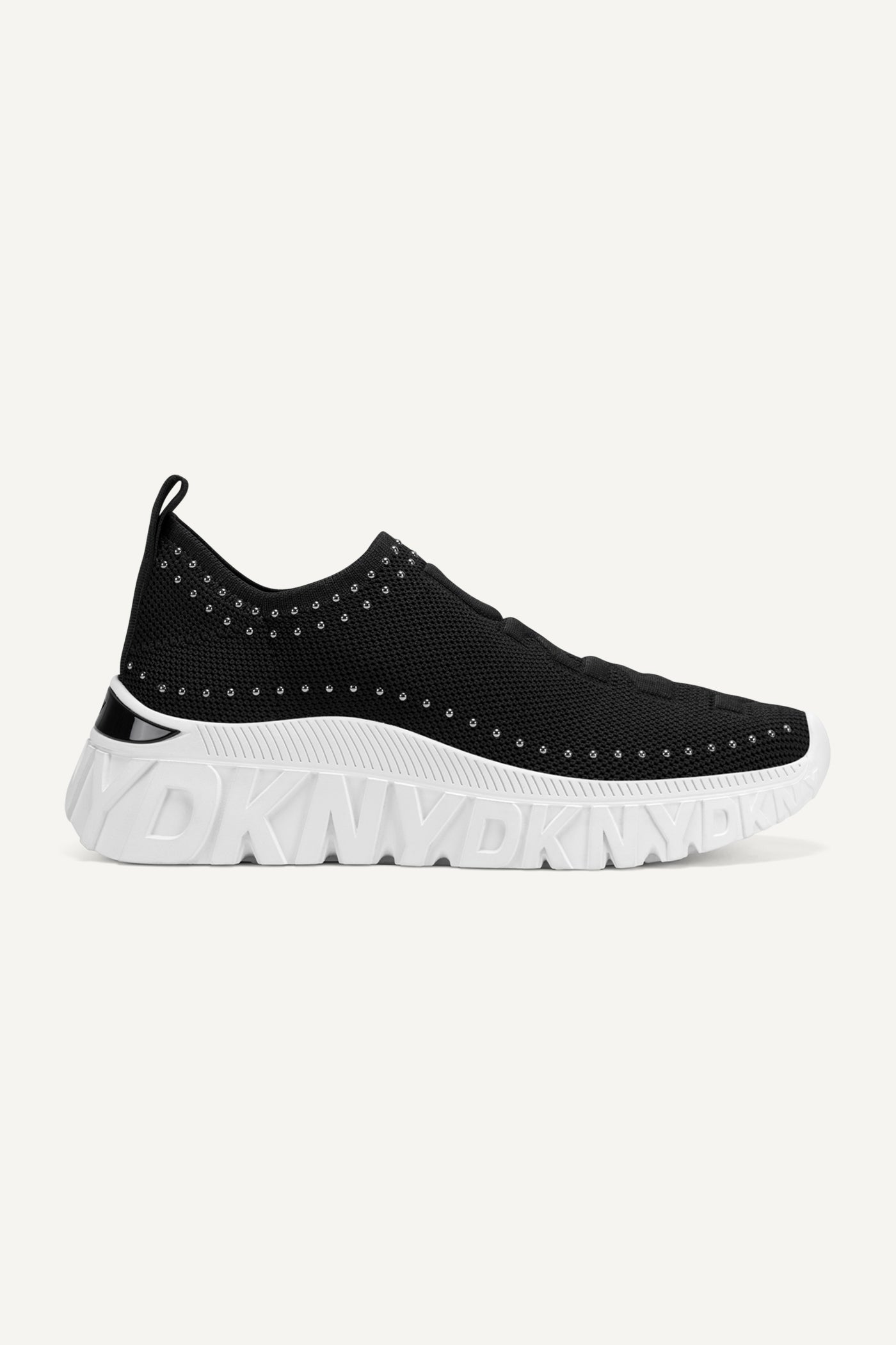 Black LILLIE STUDS SLIP ON SNEAKER, VIEW 1 | New Arrivals