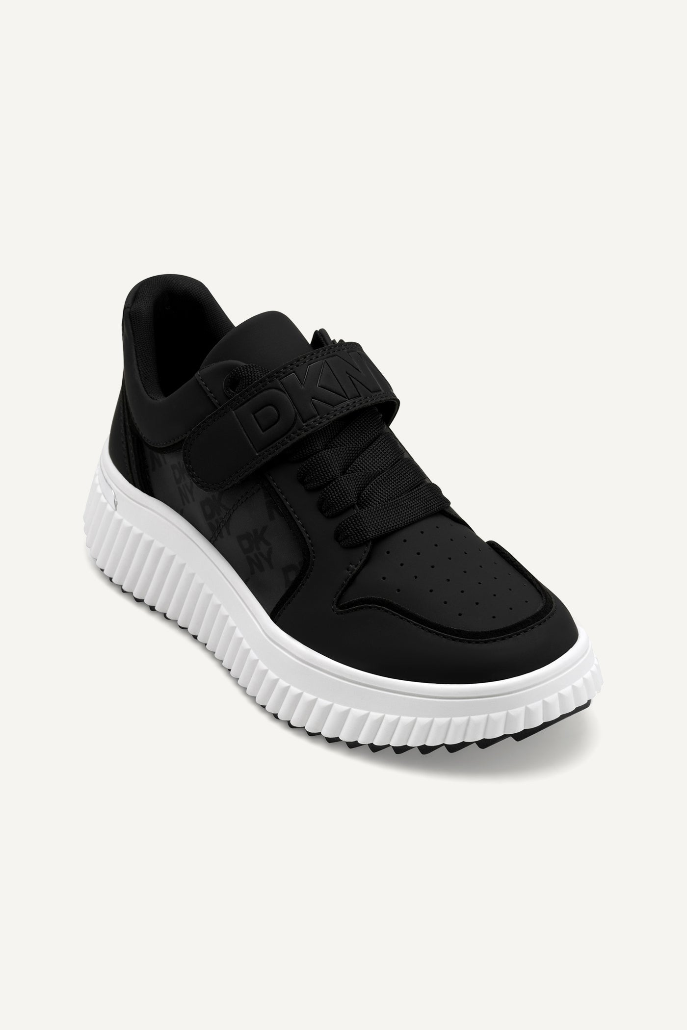 Black LOAMI LACE UP PLATFORM SNEAKER, VIEW 2 | $65 AND UNDER SHOES