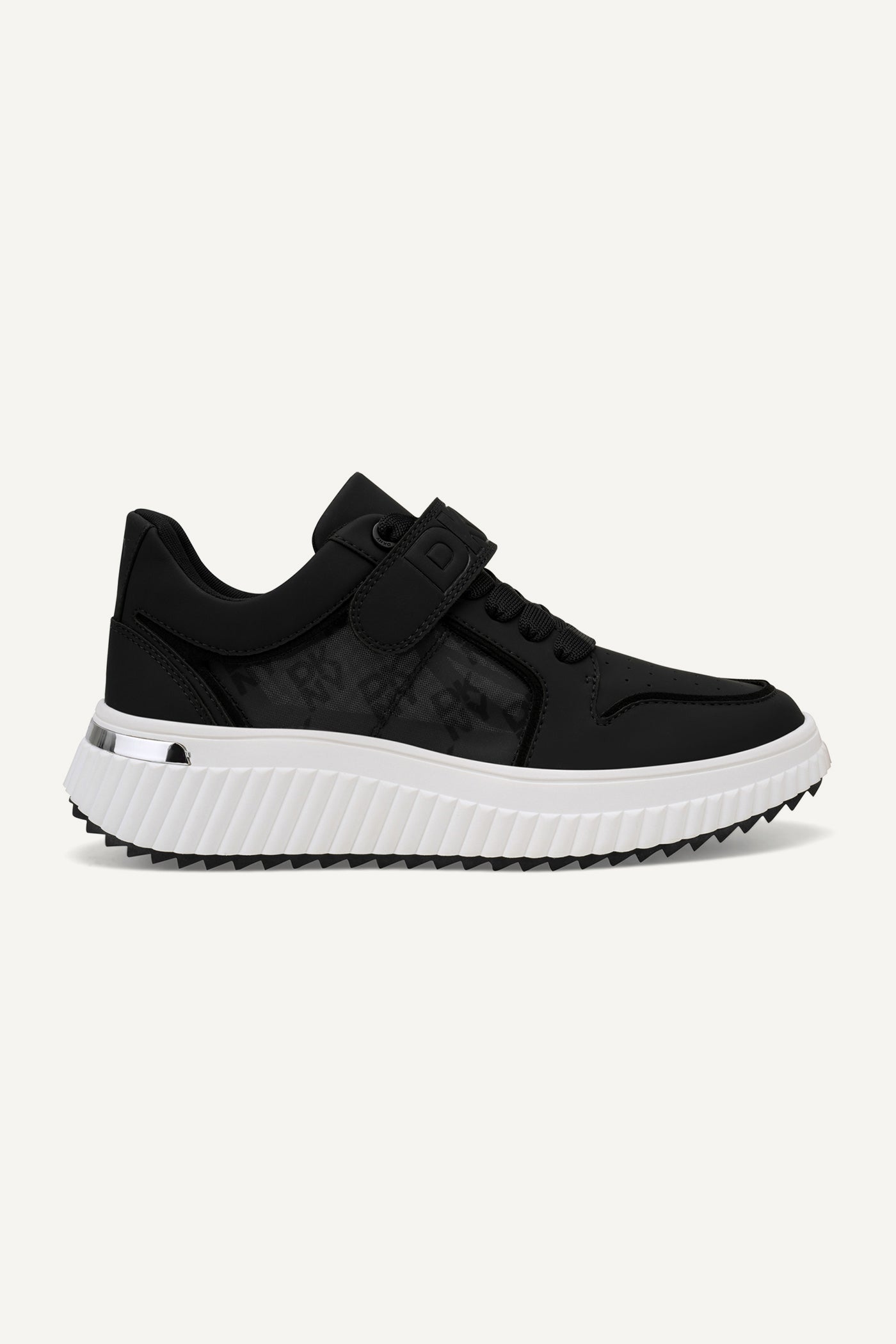 Black LOAMI LACE UP PLATFORM SNEAKER, VIEW 1 | $65 AND UNDER SHOES