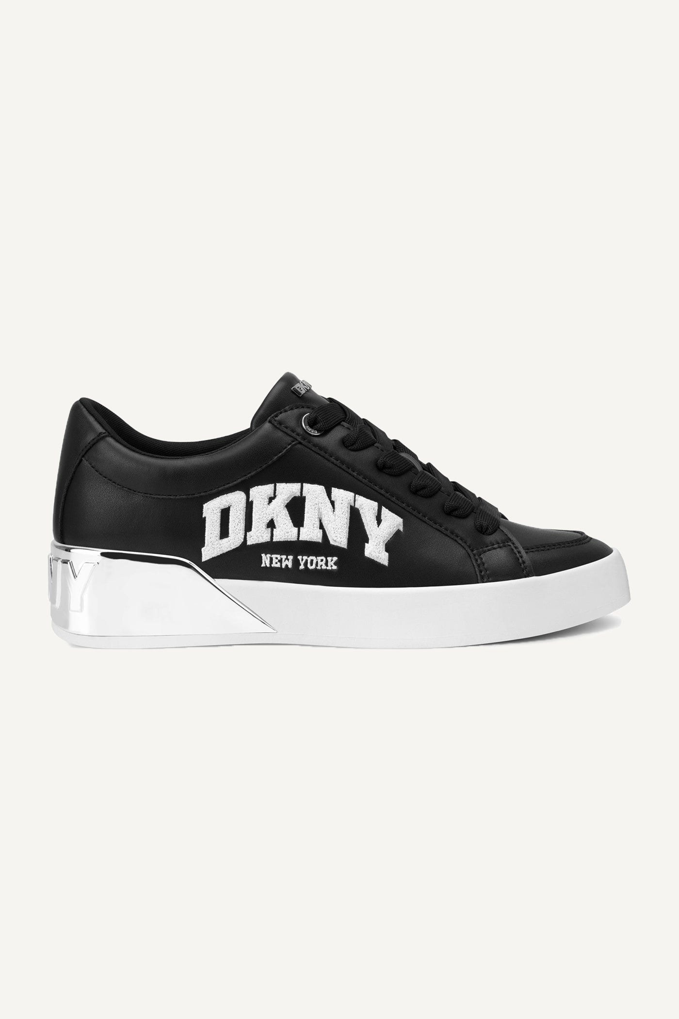Black MABEN VARSITY LACE UP SNEAKER, VIEW 1 | Sneakers