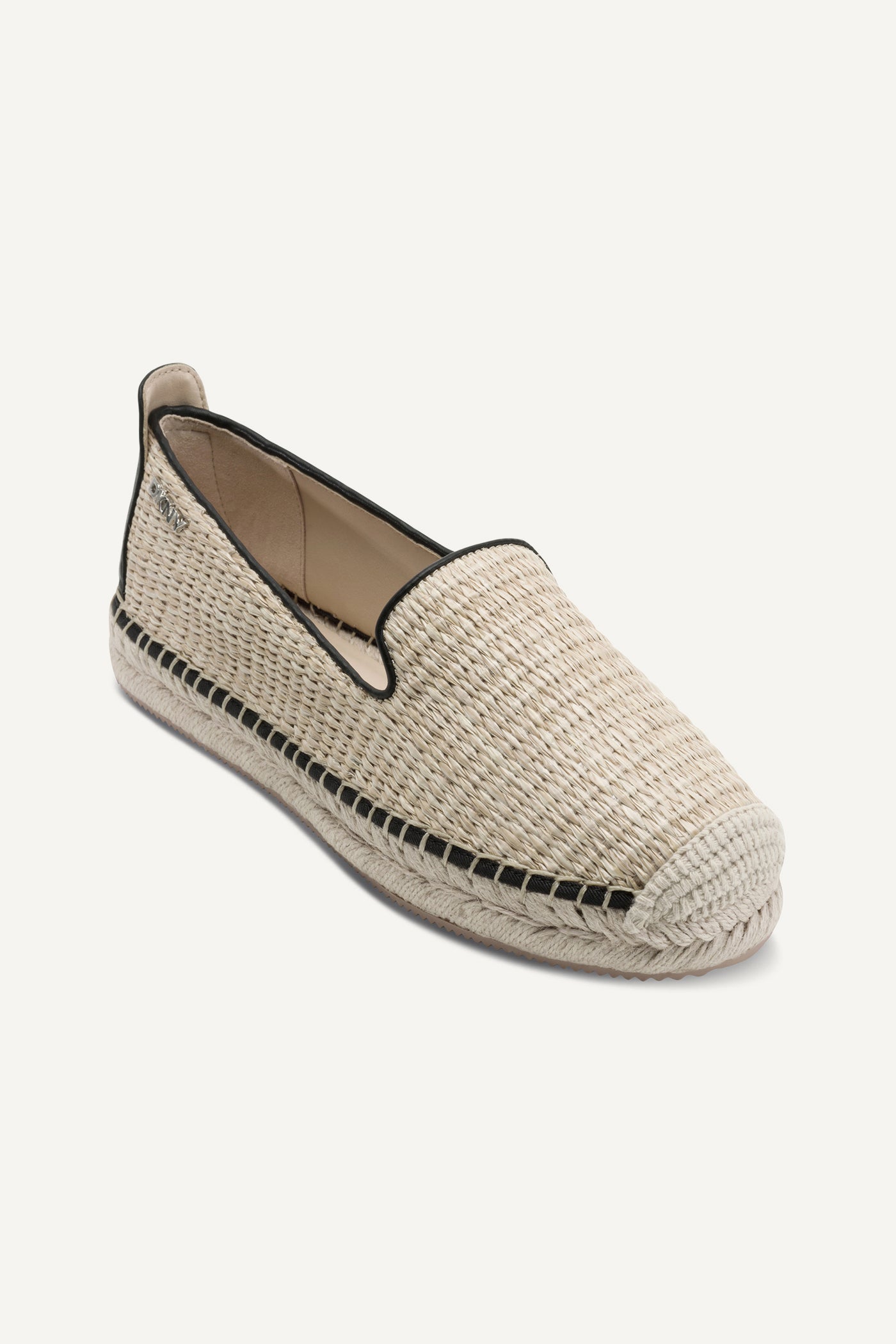 TAN MALLANDRA RAFFIA FLAT ESPADRILLE, VIEW 2 | Sandals