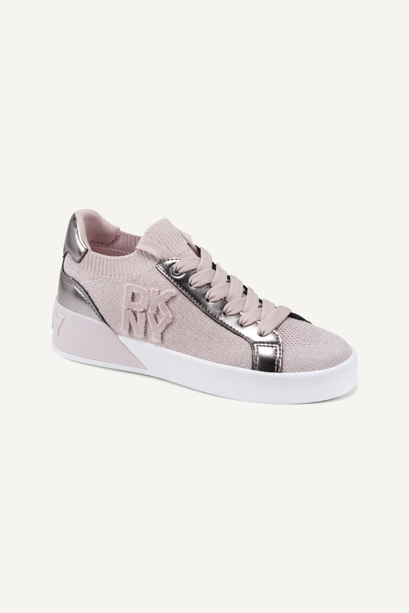 Light Pink MALLORY LACE UP SNEAKER, VIEW 2 | Sneakers