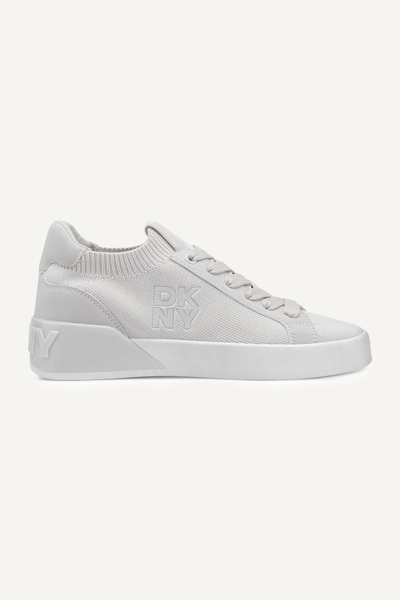 Soft White MALLORY LACE UP SNEAKER, VIEW 1 | 9-5 Edit