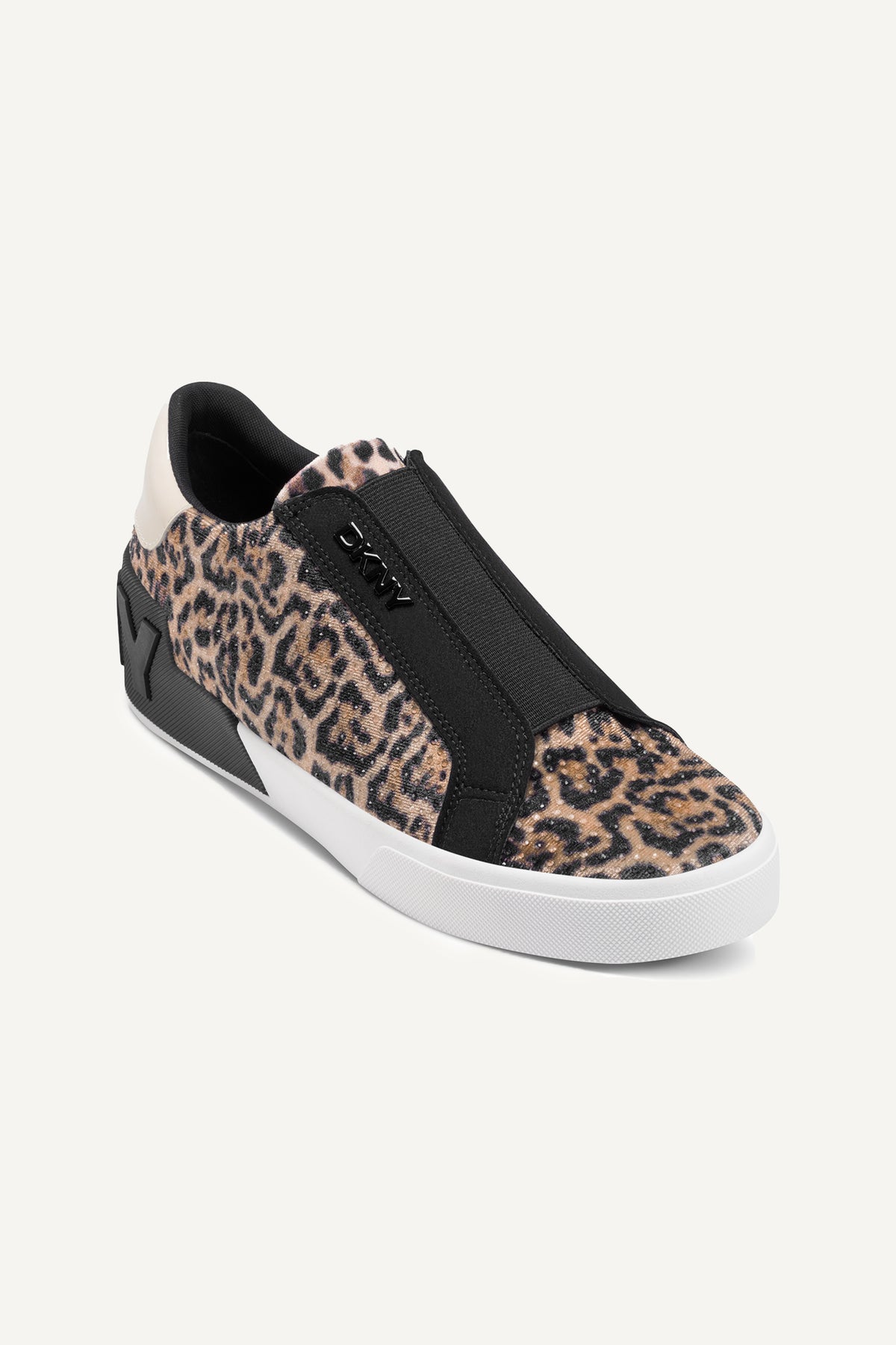 Mindi Leopard Slip On Sneaker DKNY