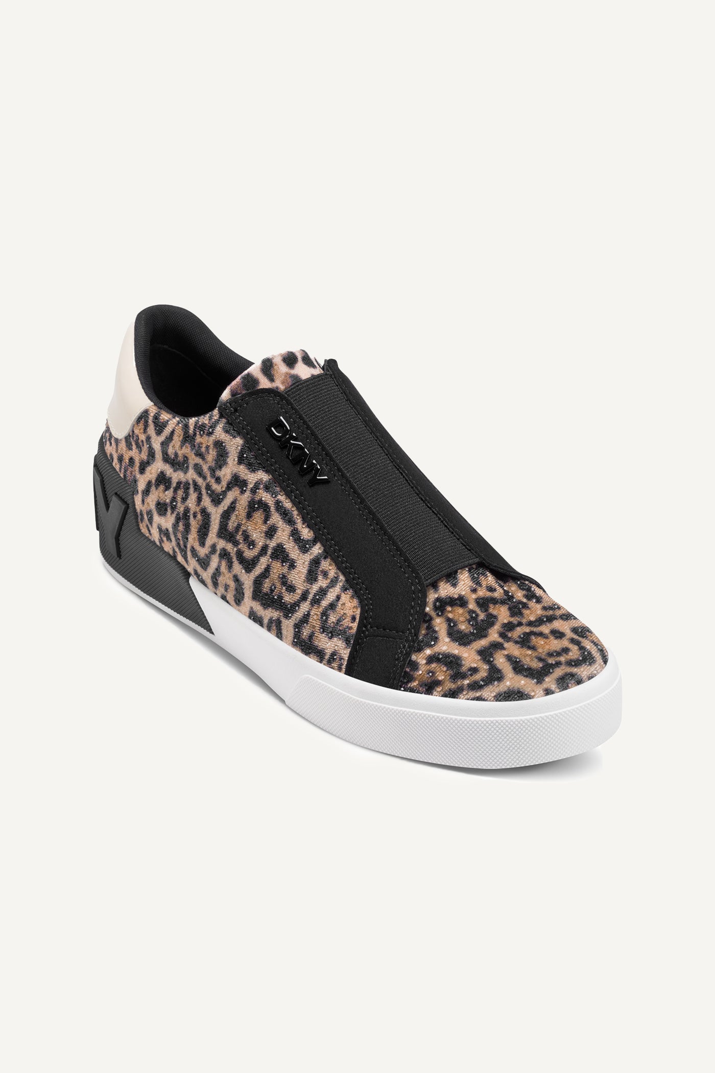 Natural/Black MINDI SLIP ON SNEAKER, VIEW 2 | 9-5 Edit