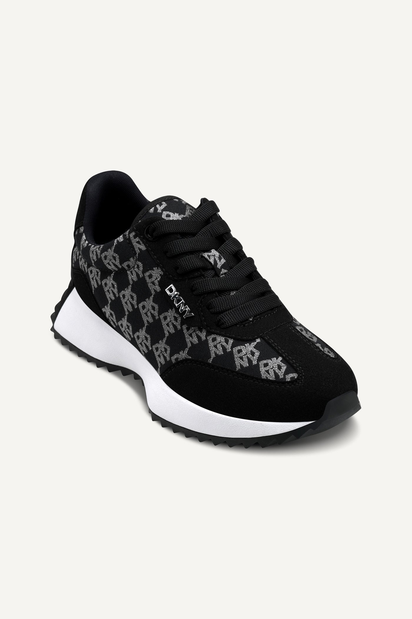 Black/nickel NAPLES  LACE UP SNEAKER, VIEW 2 | Sneakers