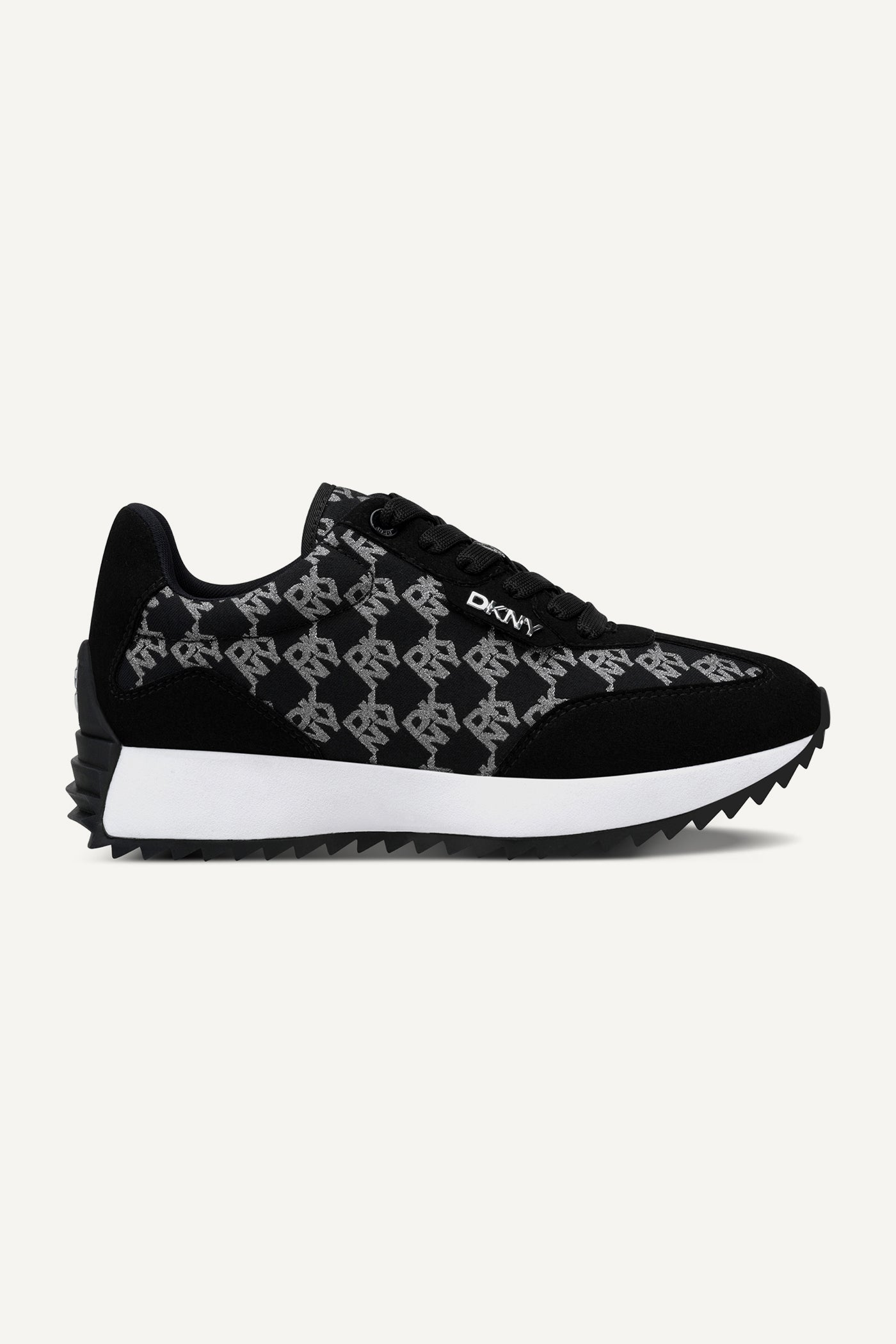 Black/nickel NAPLES  LACE UP SNEAKER, VIEW 1 | Sneakers
