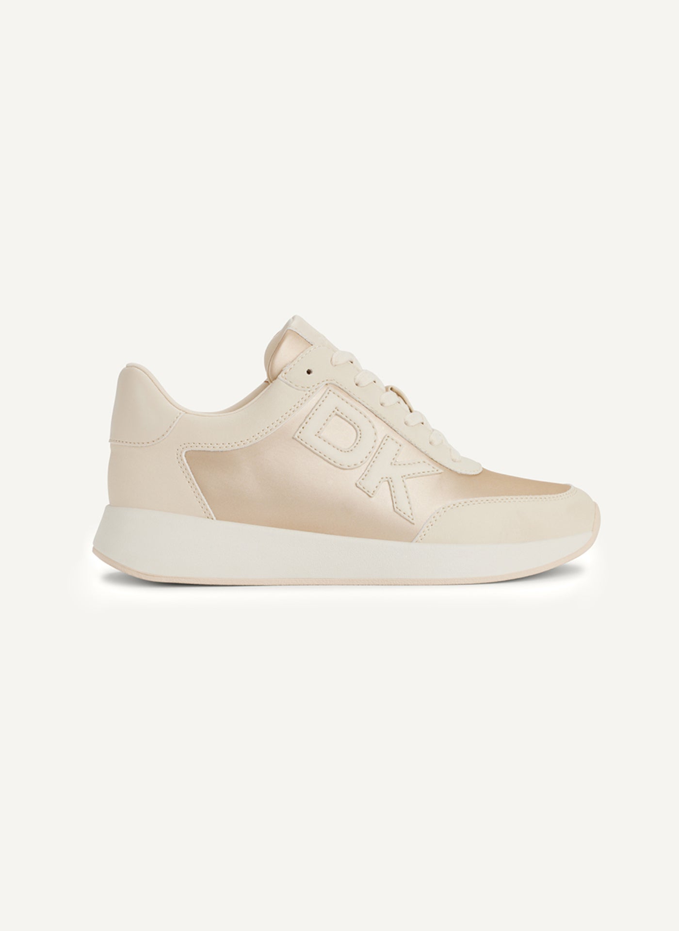 Bone OAKS LOGO LACE UP SNEAKER, VIEW 1 | Sneakers