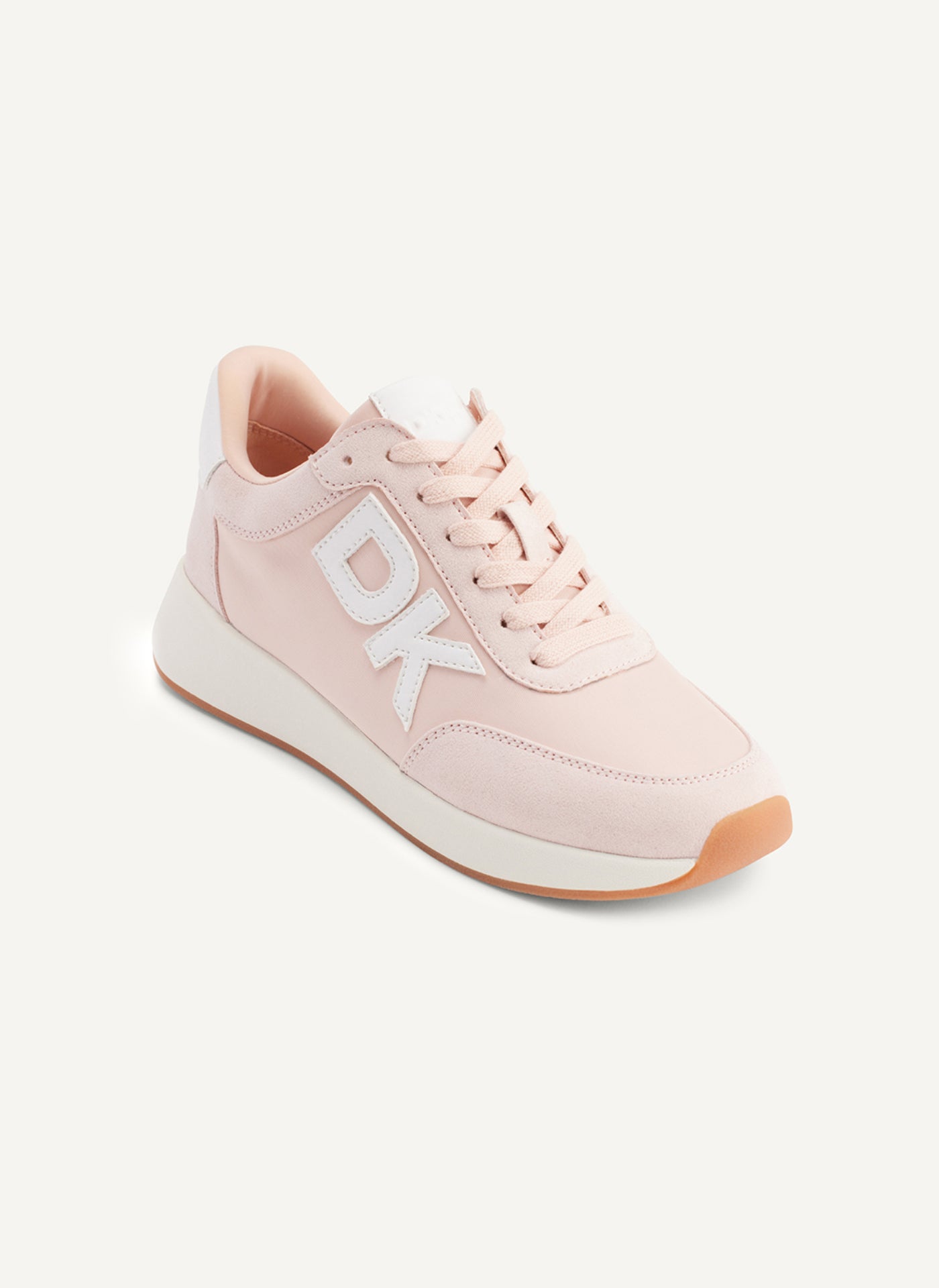 Pink OAKS LOGO LACE UP SNEAKER, VIEW 2 | Not Clearance or Preorder