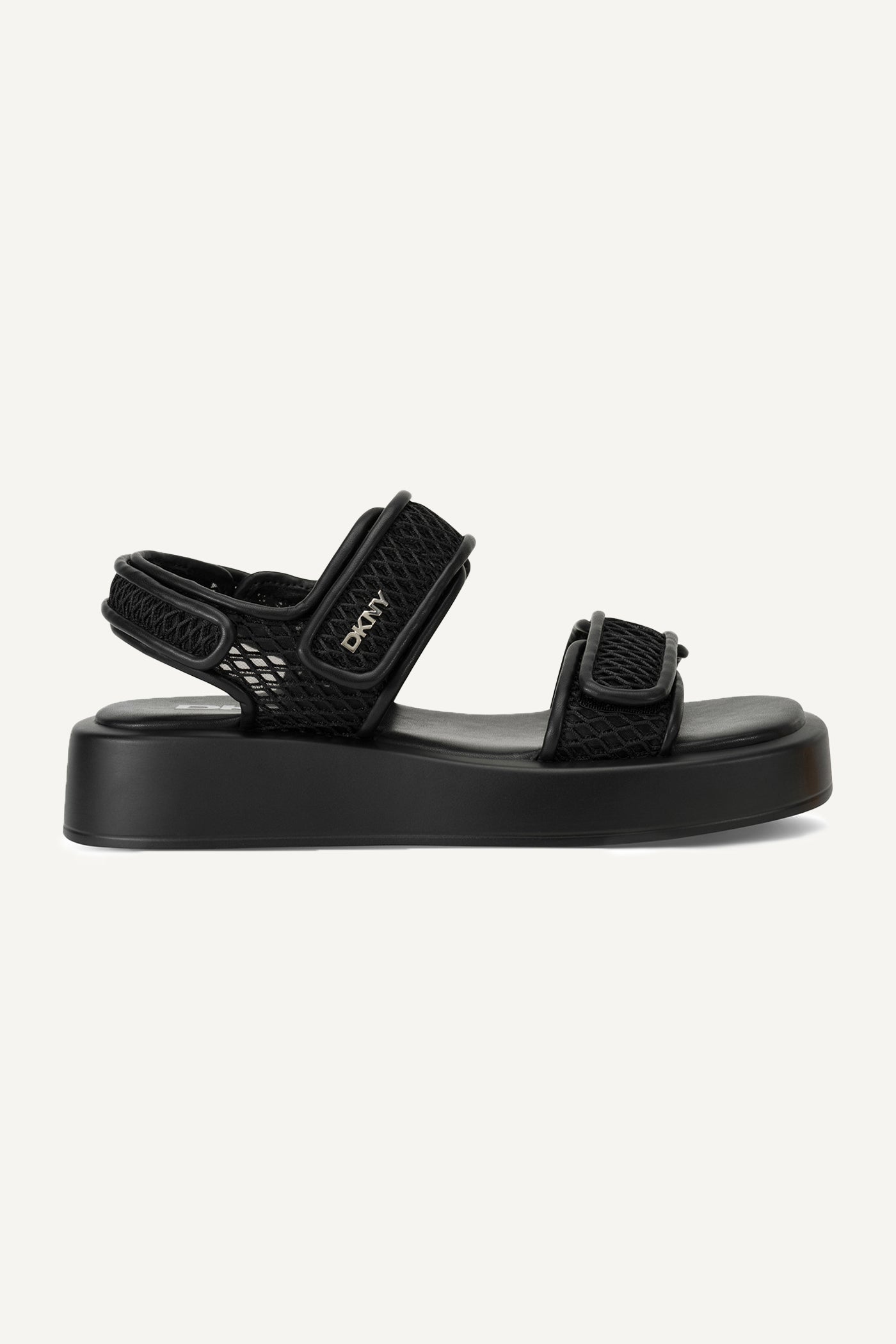 Black OWYN MESH SLINGBACK SANDAL, VIEW 1 | Sandals