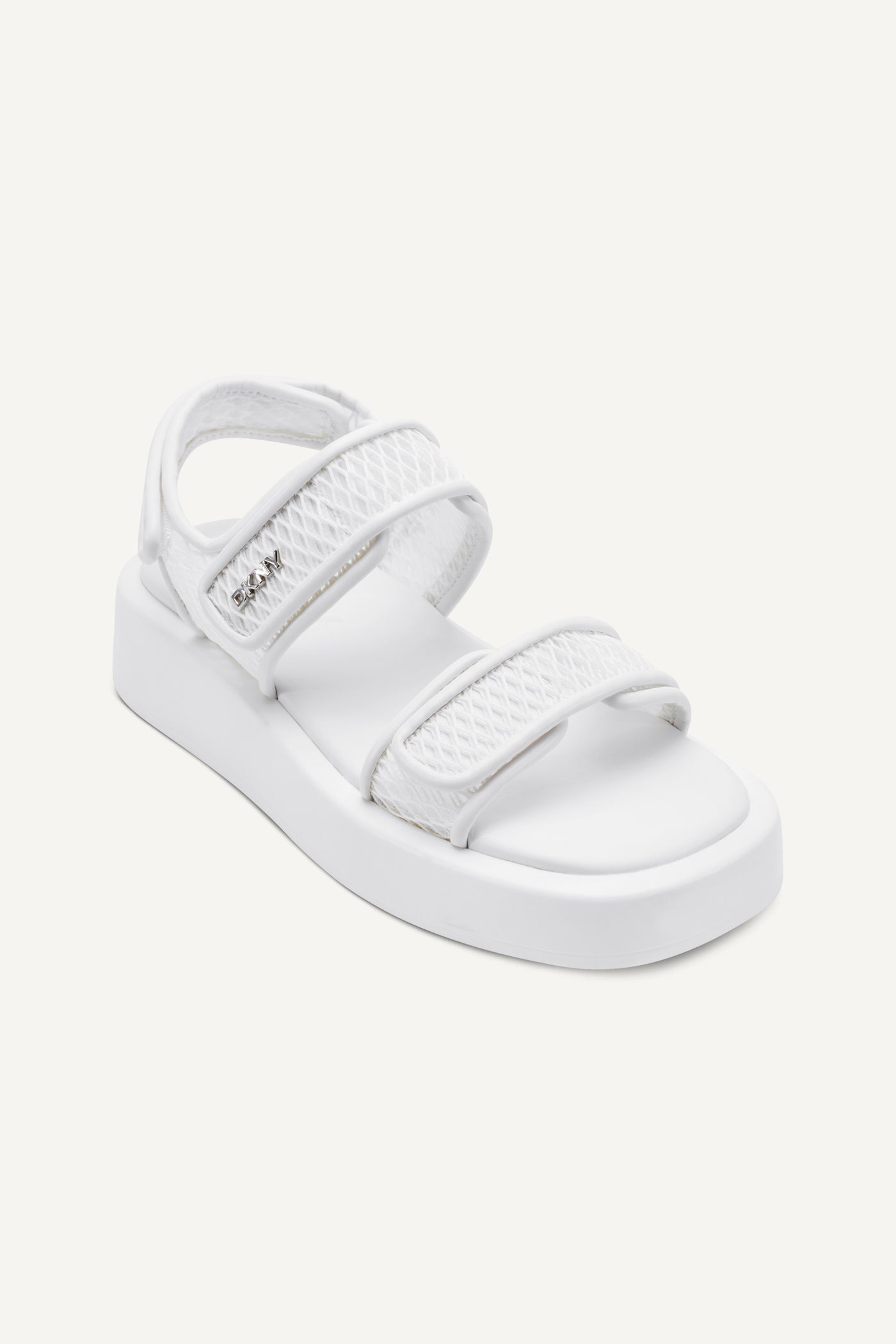 White OWYN MESH SLINGBACK SANDAL, VIEW 2 | Sandals
