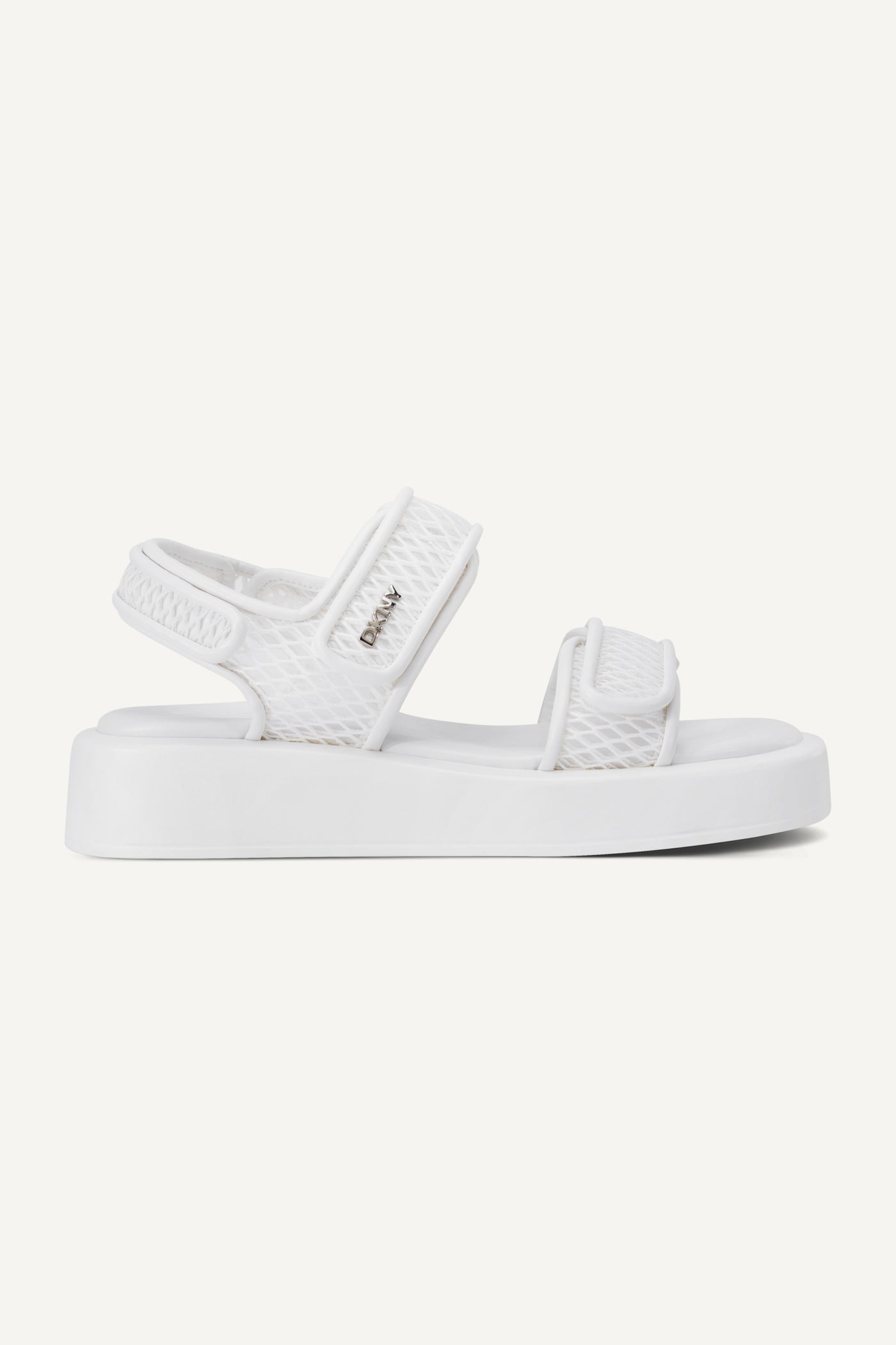 White OWYN MESH SLINGBACK SANDAL, VIEW 1 | Sandals